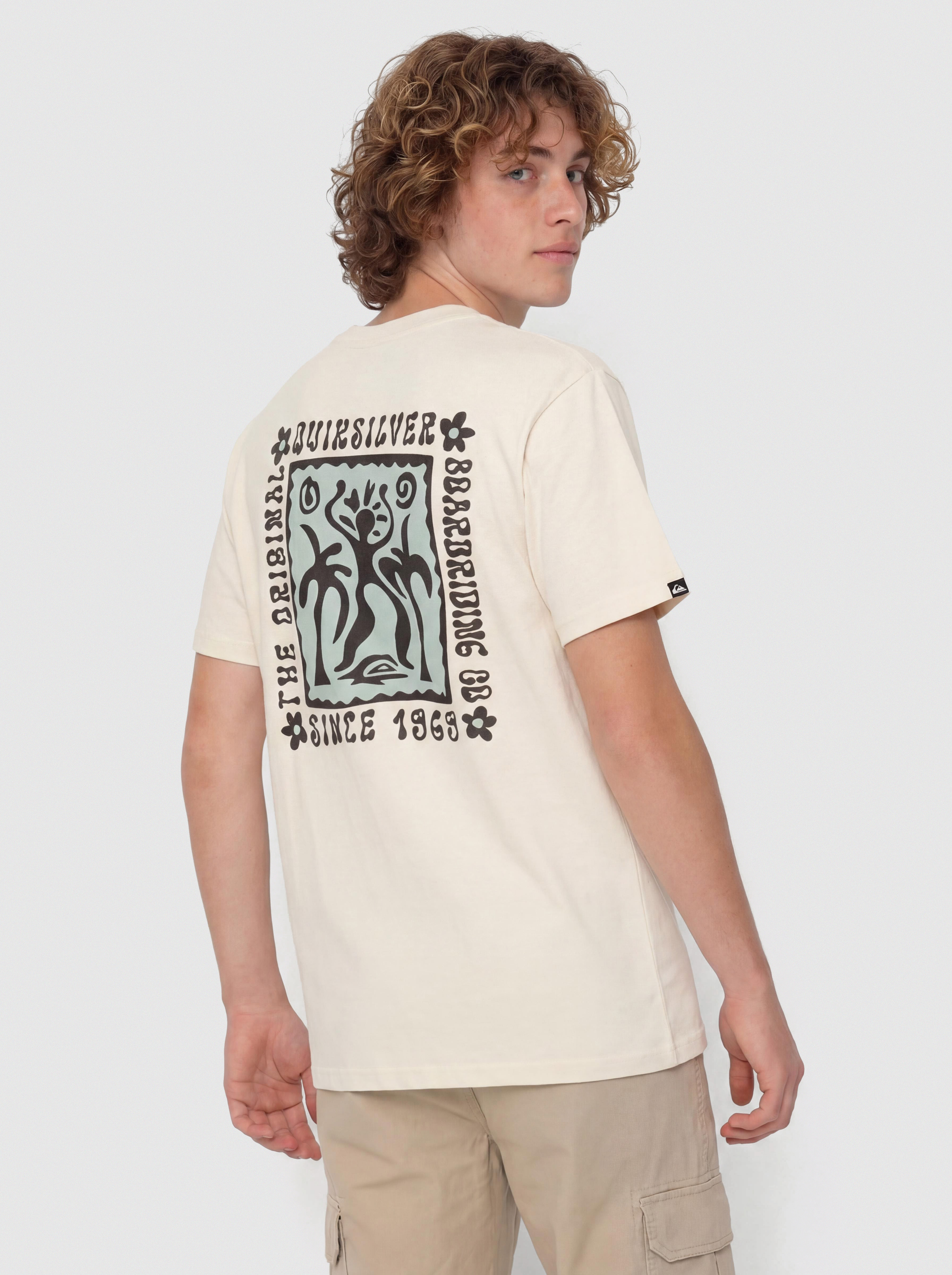 Tričko Quiksilver Serenity Splash (bone white)