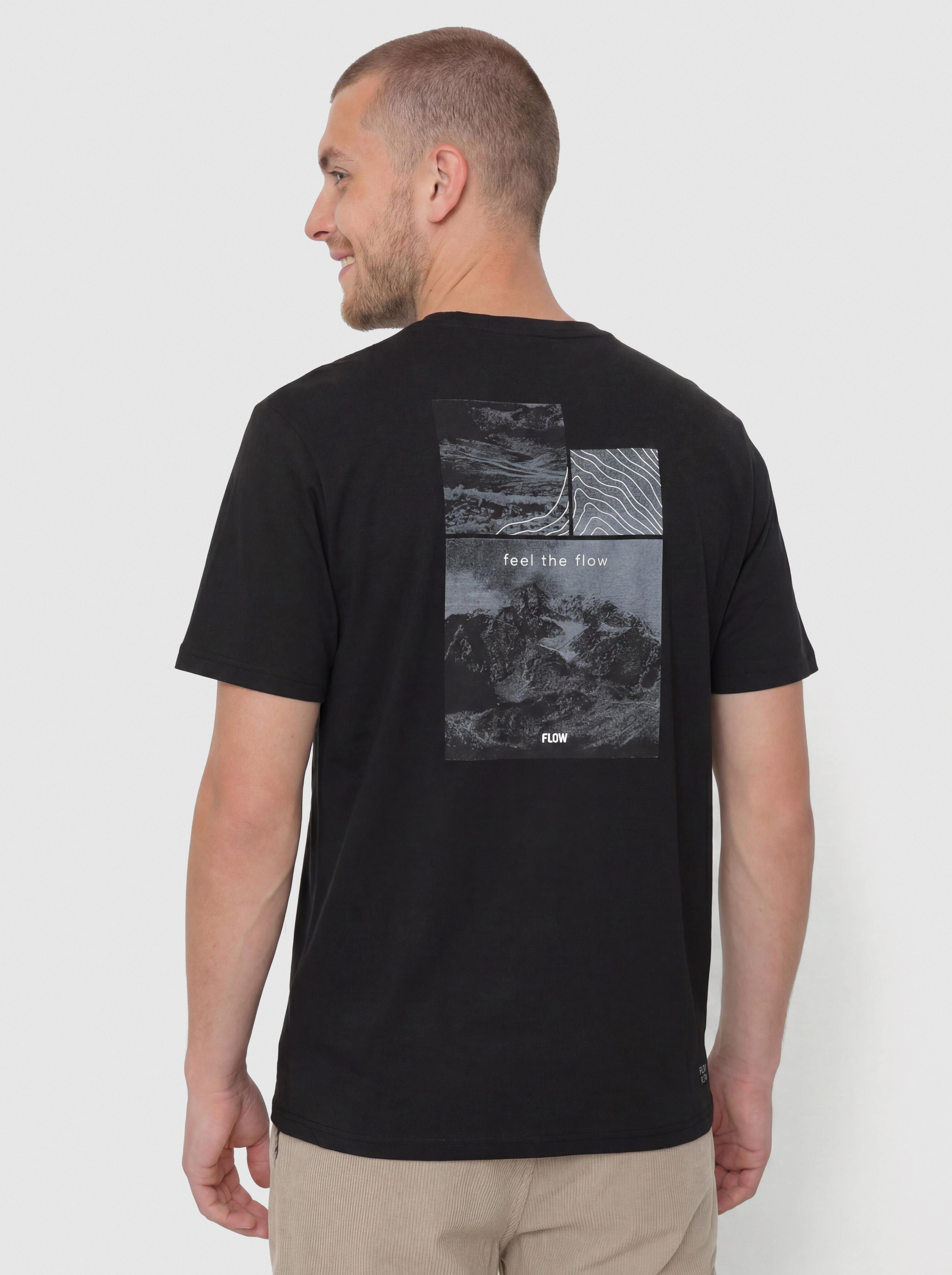 Tričko FLOV Morro (black/dark grey)