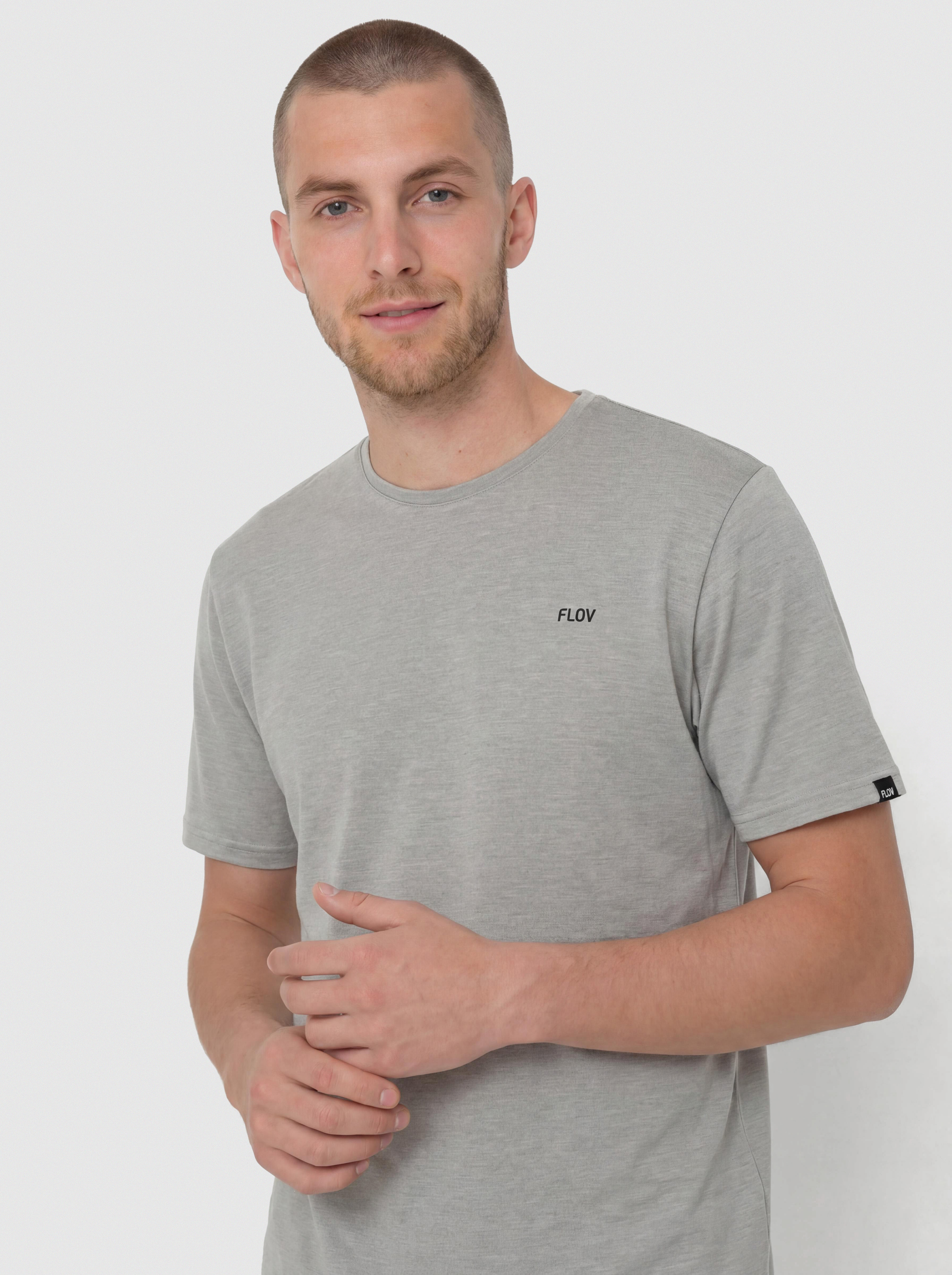 Tričko FLOV Timberon (light grey/dark grey)