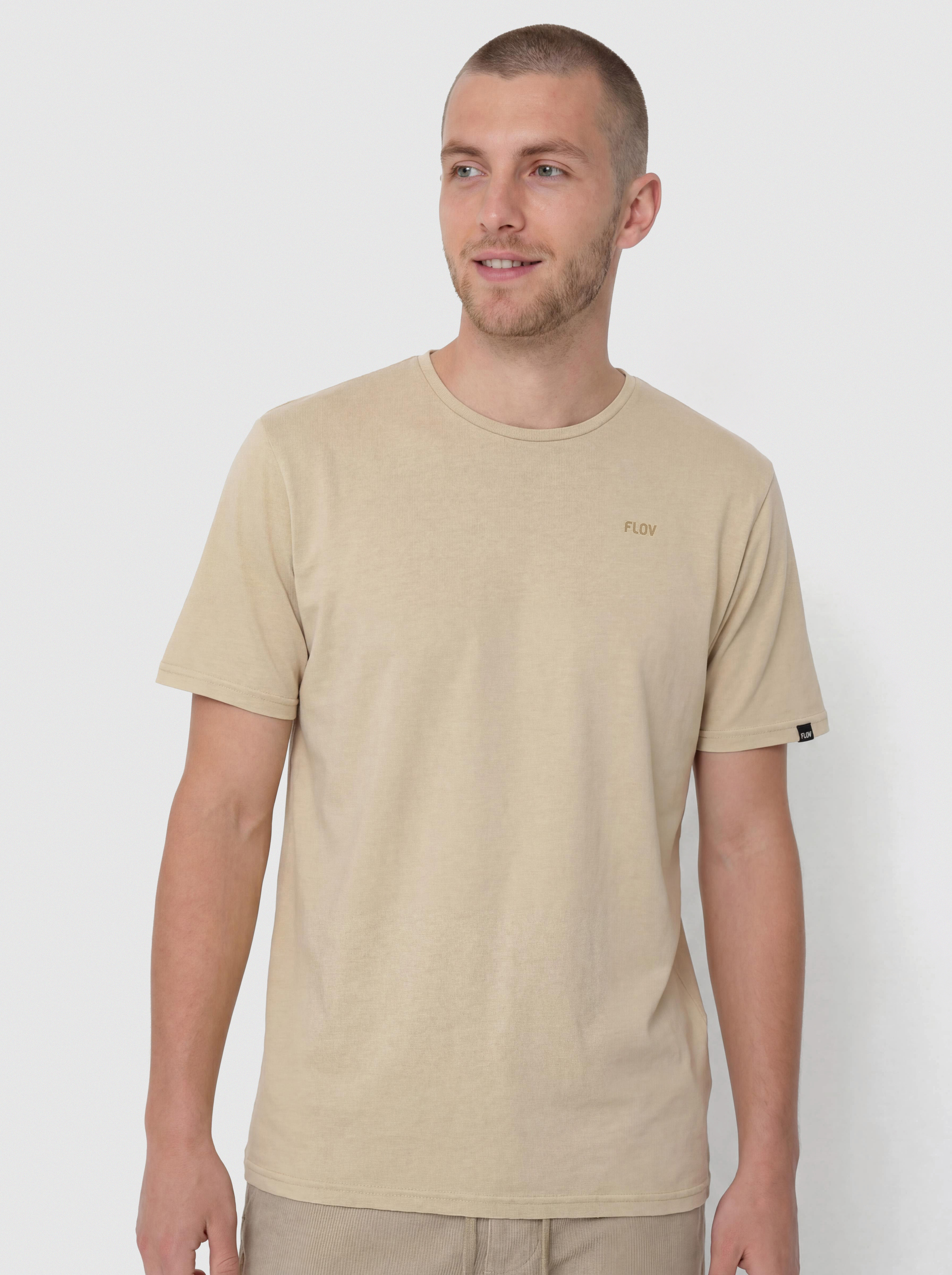 Tričko FLOV Morro (beige/dark grey)