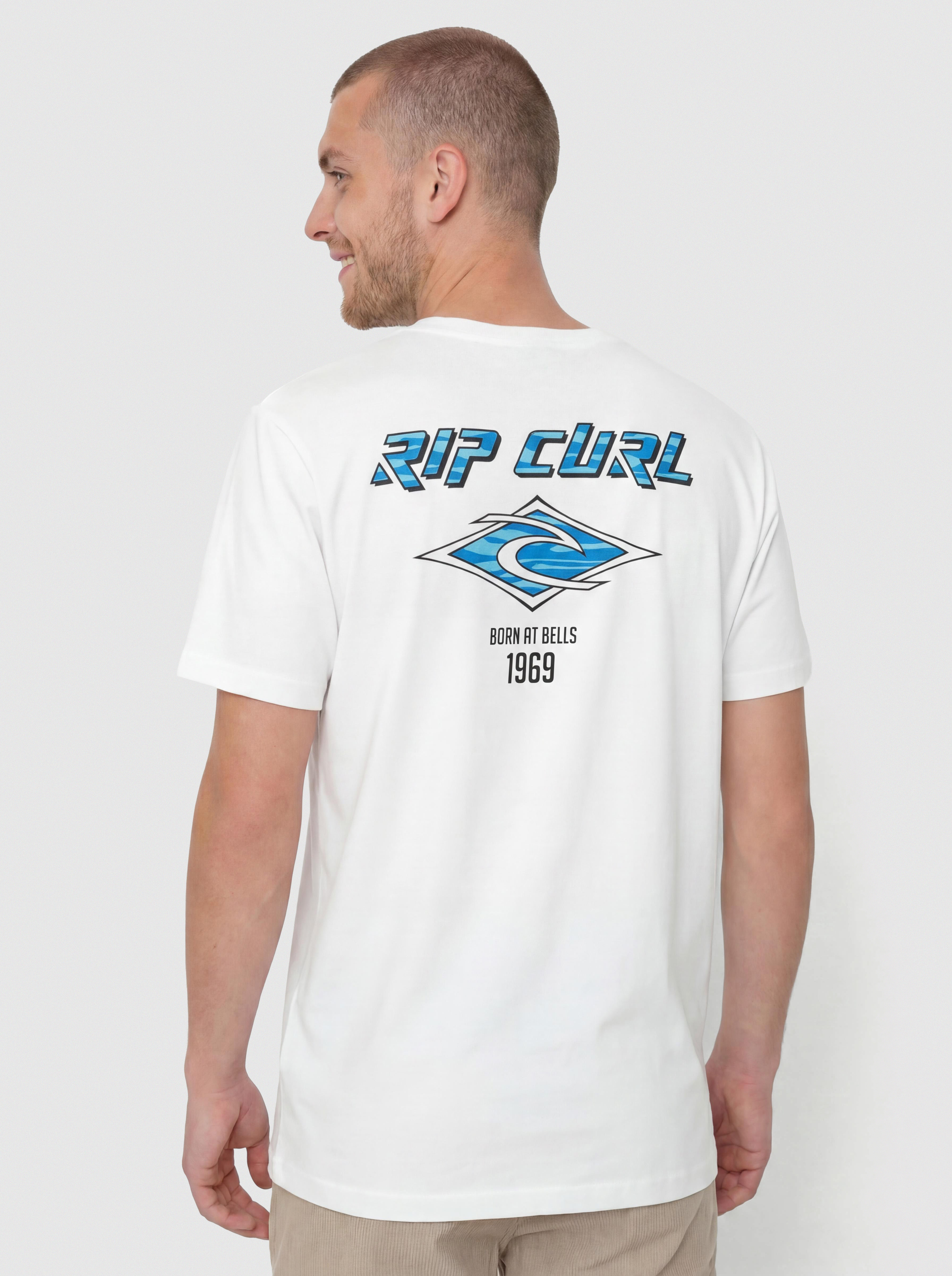 Tričko Rip Curl Fade Out Icon (white)