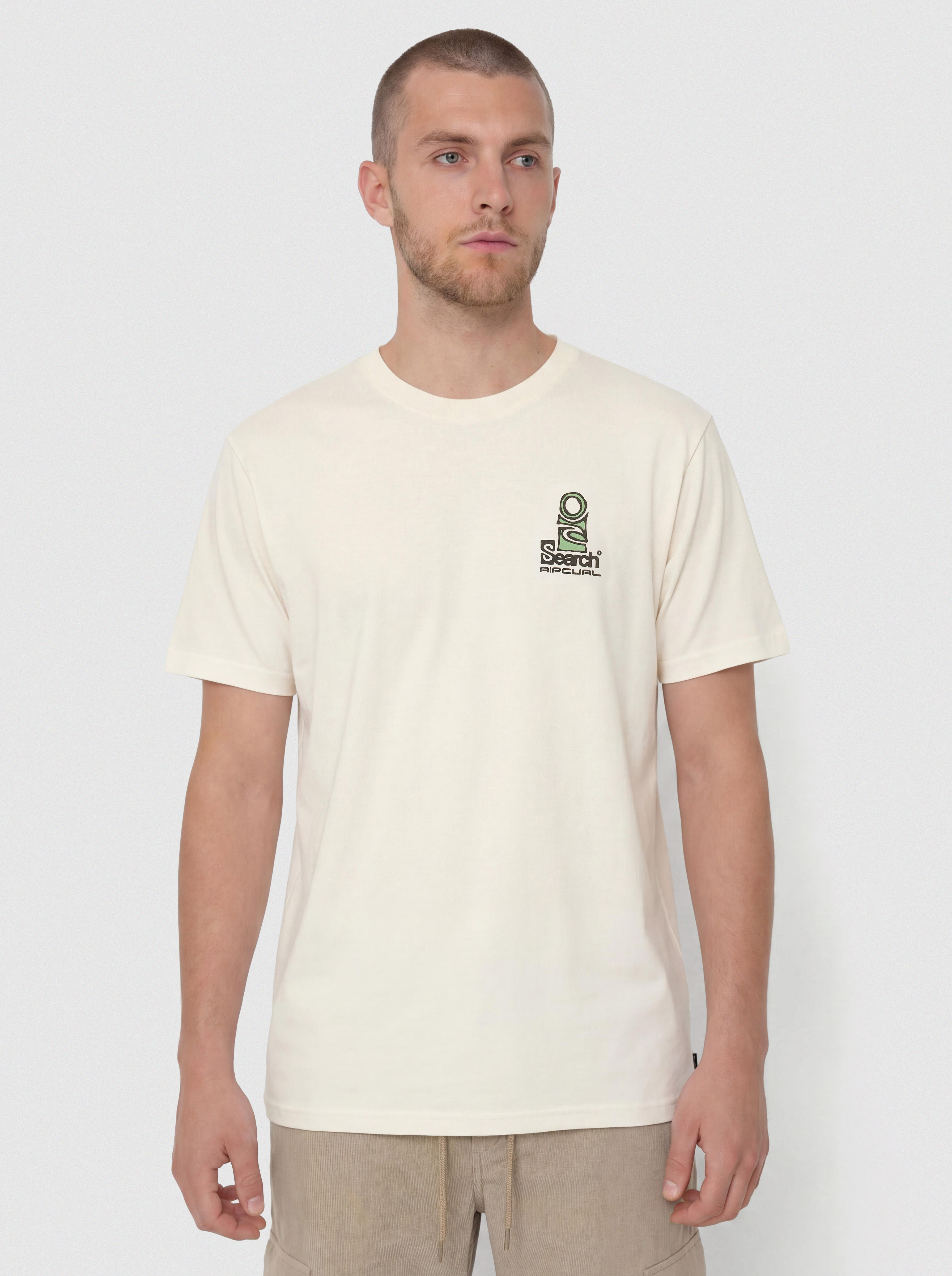 Tričko Rip Curl Vaporcool Search Stack (bone)