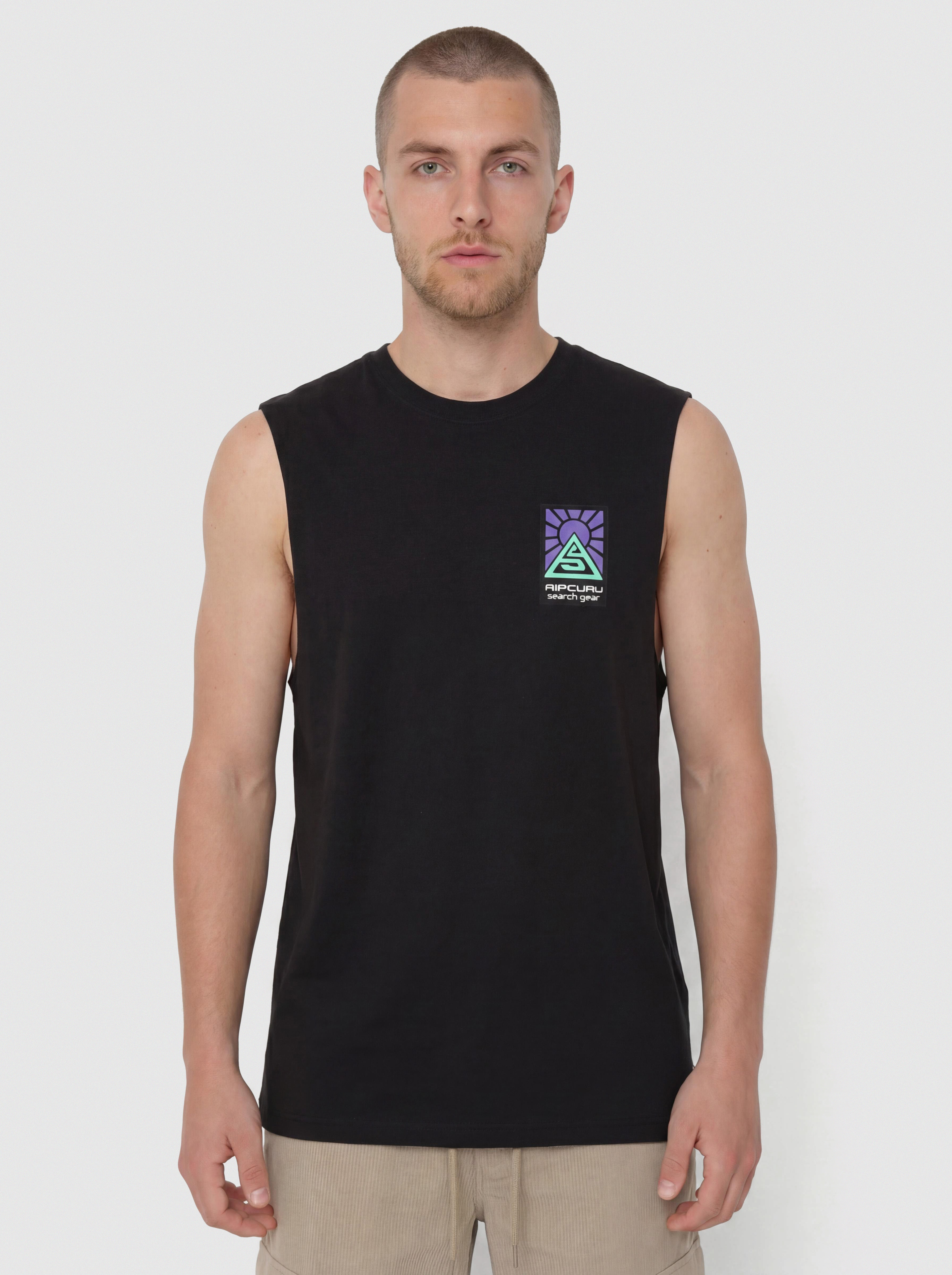 Tričko Rip Curl Search Dawn Muscle (black)
