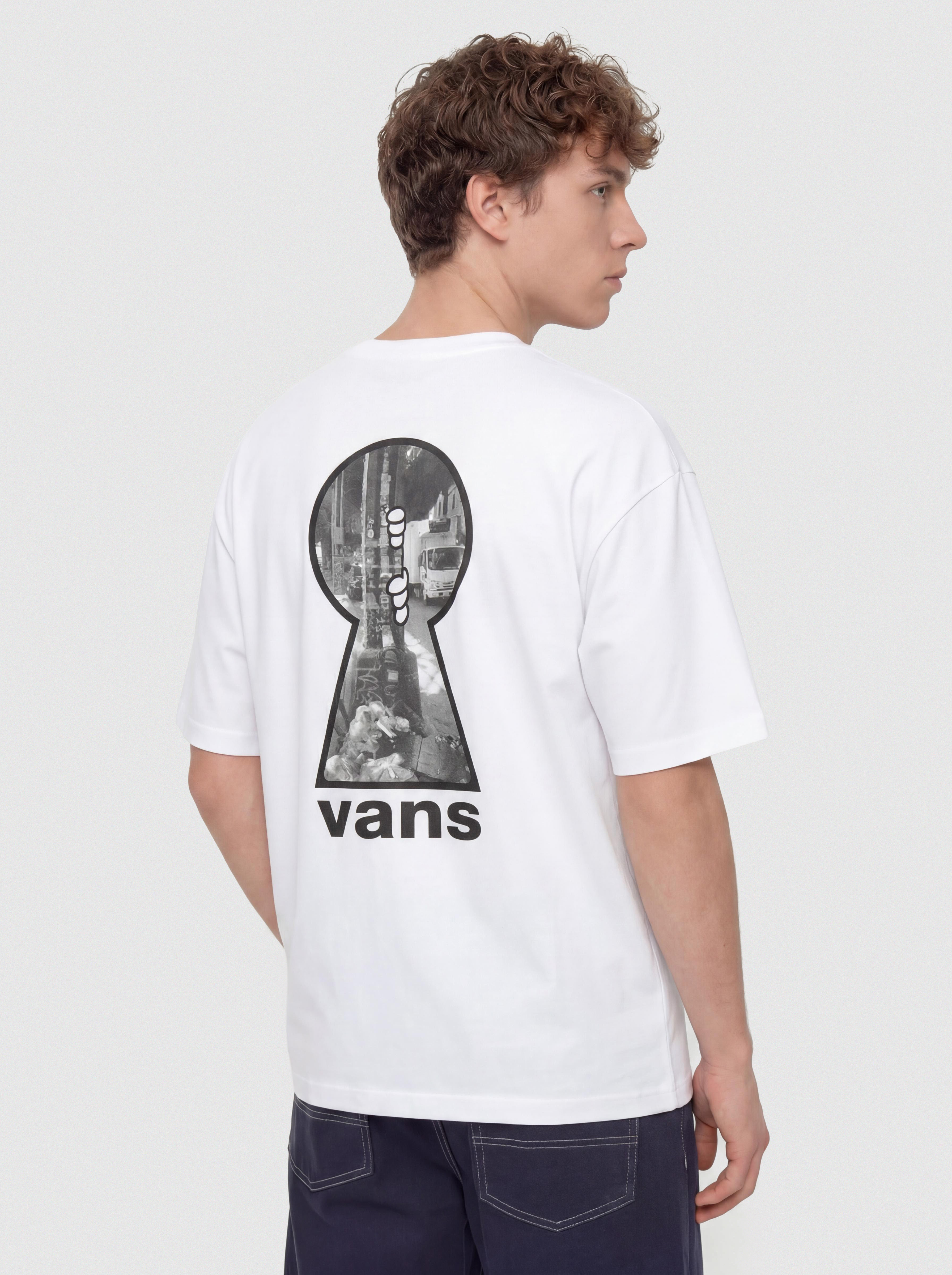 Tričko Vans Keyhole Classic (white)