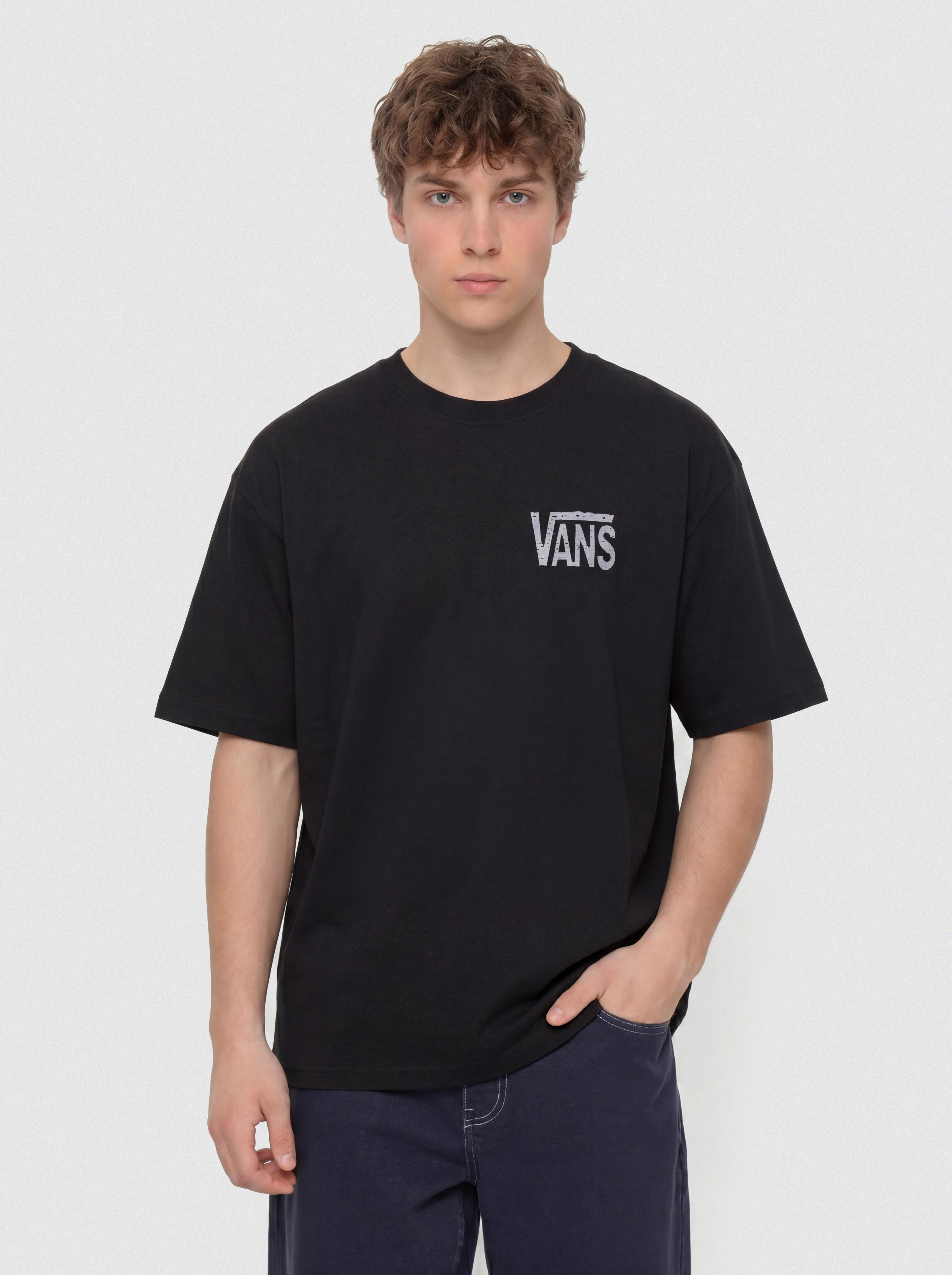 Tričko Vans Side Talk (black)