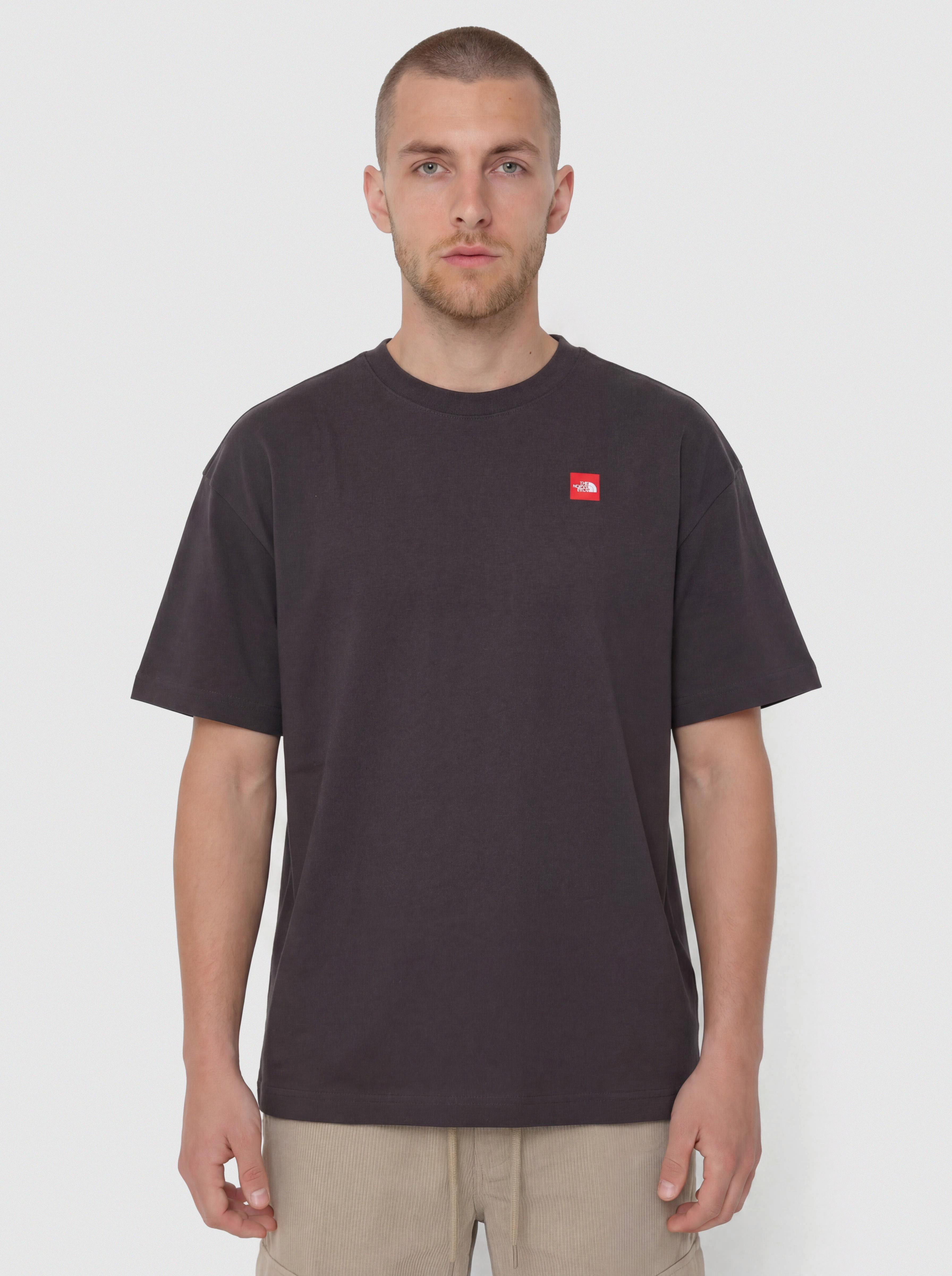 Tričko The North Face Tnf Red Box (obsidian)