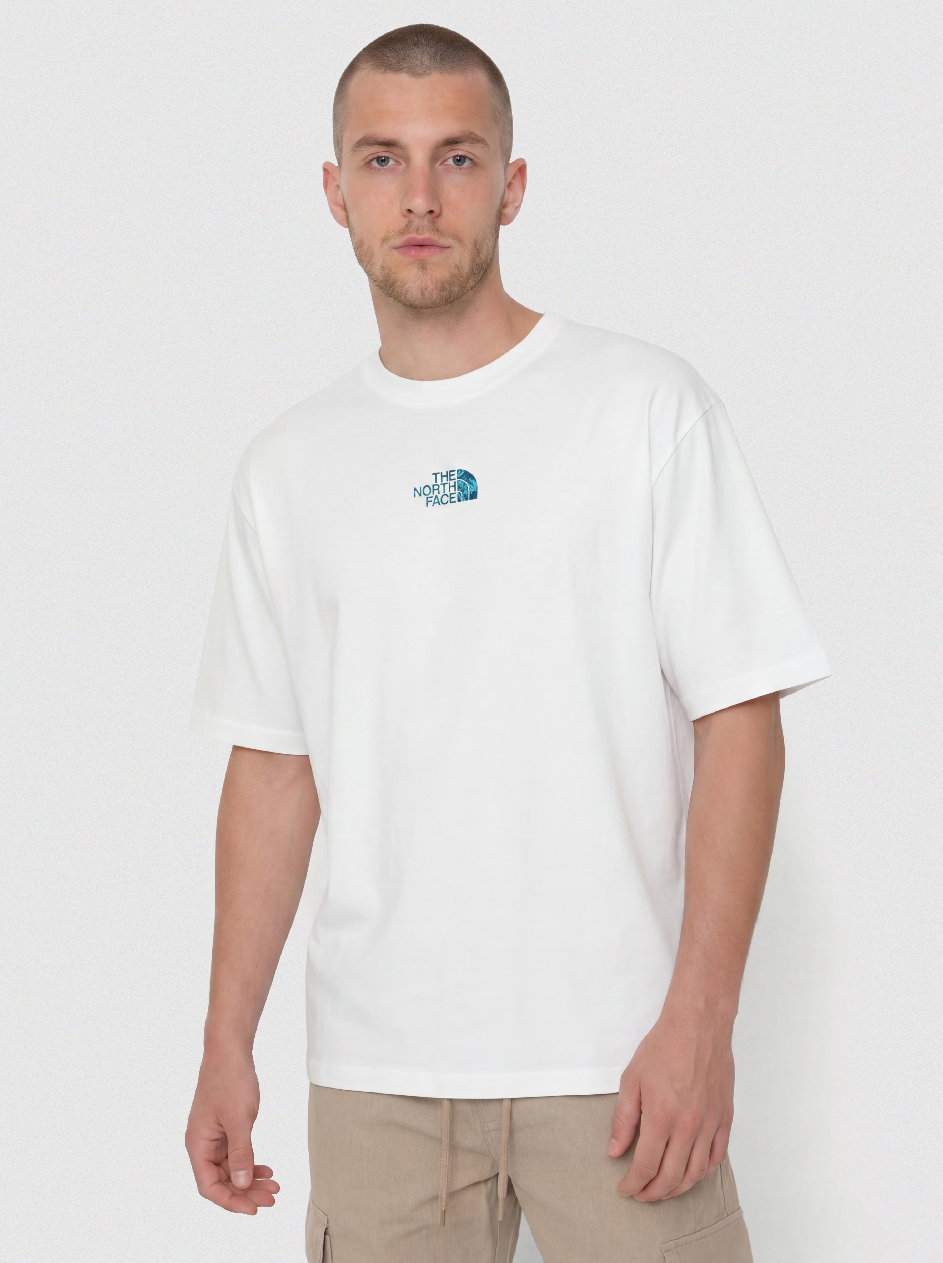 Tričko The North Face Liquid Logo Oversize (tnf white)