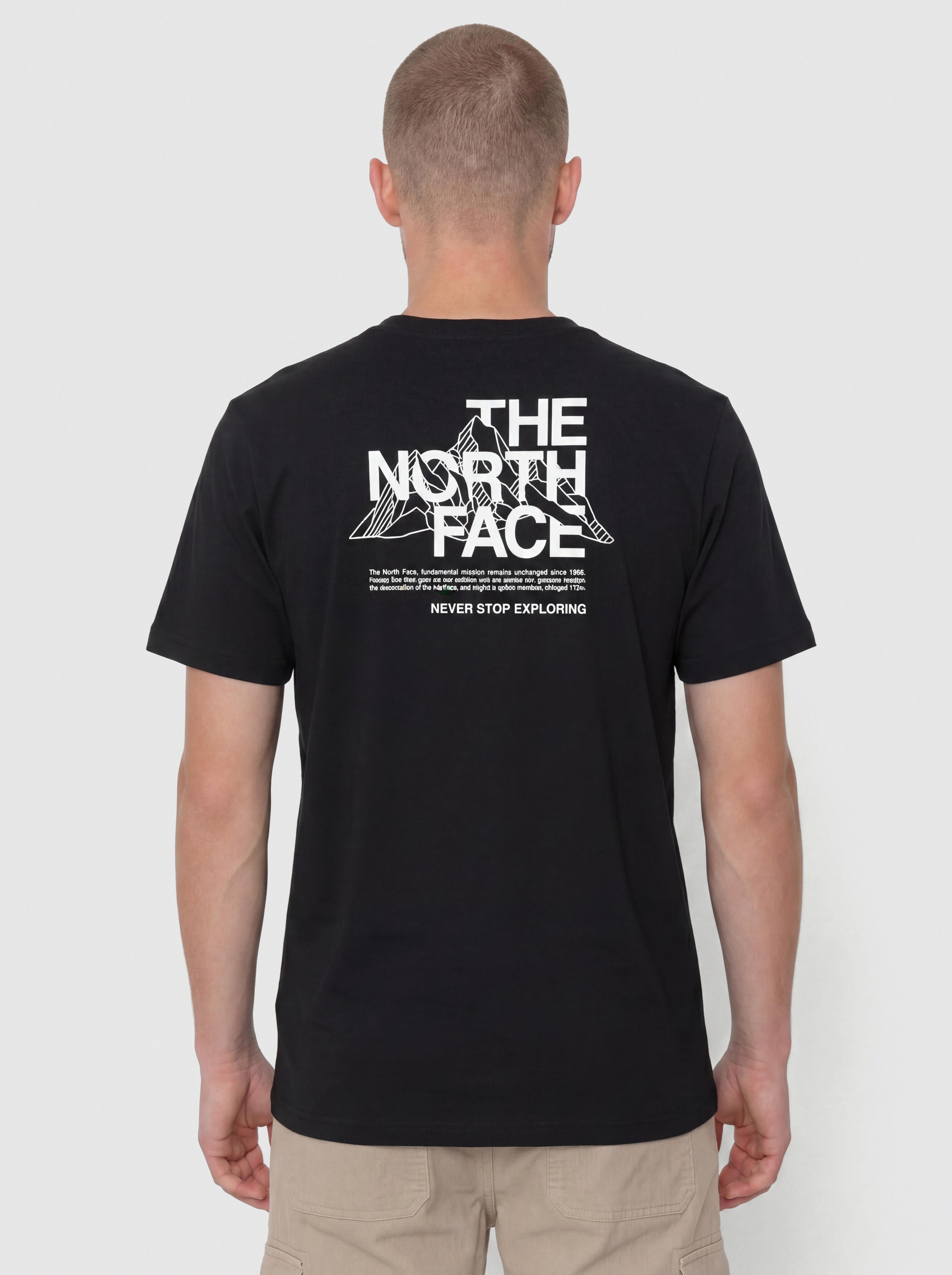 Tričko The North Face Mountain Sketch (tnf black)