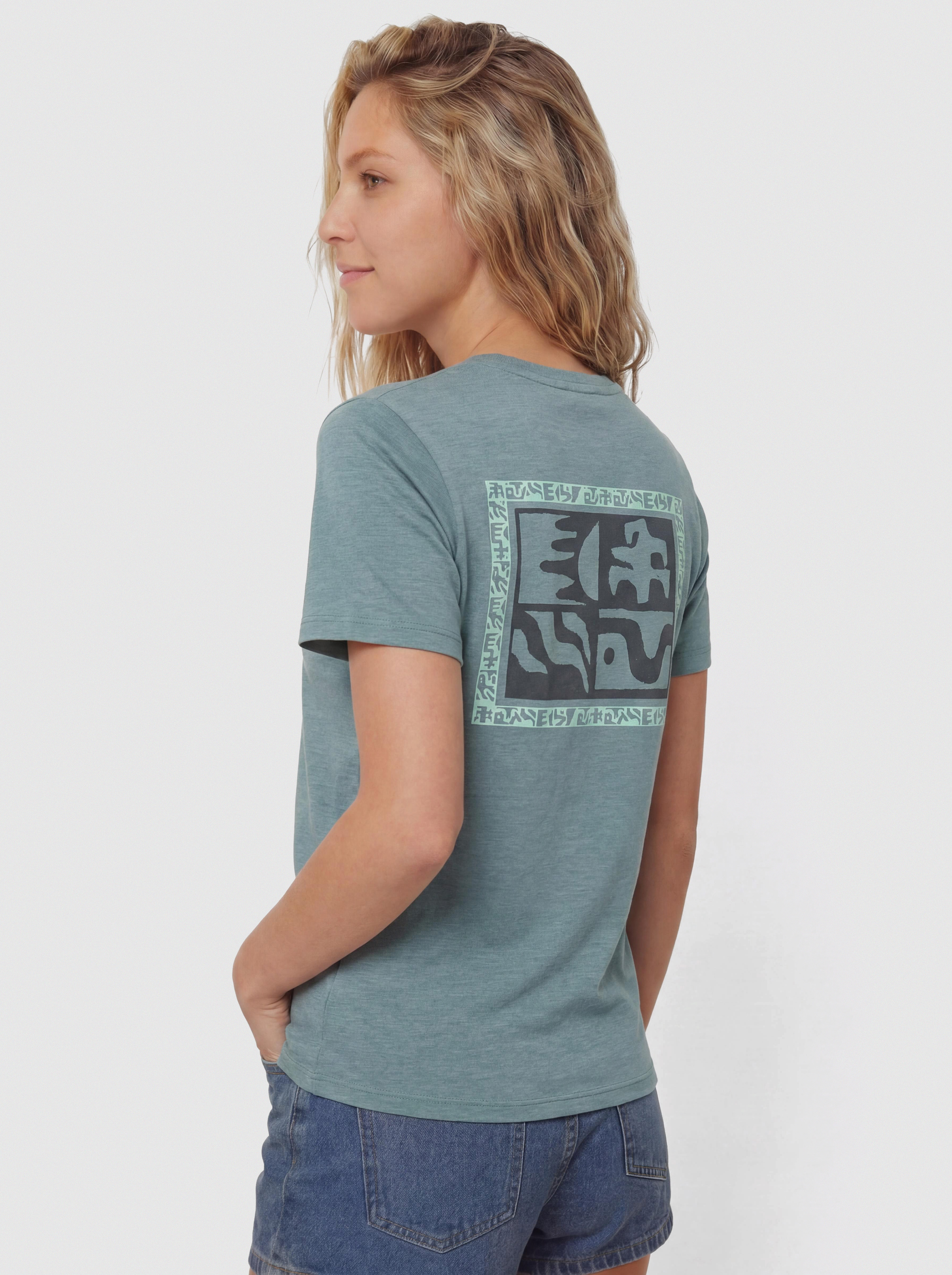 Tričko Patagonia Capilene Cool Mother Rays Wmn (blue sage/light blue sage)