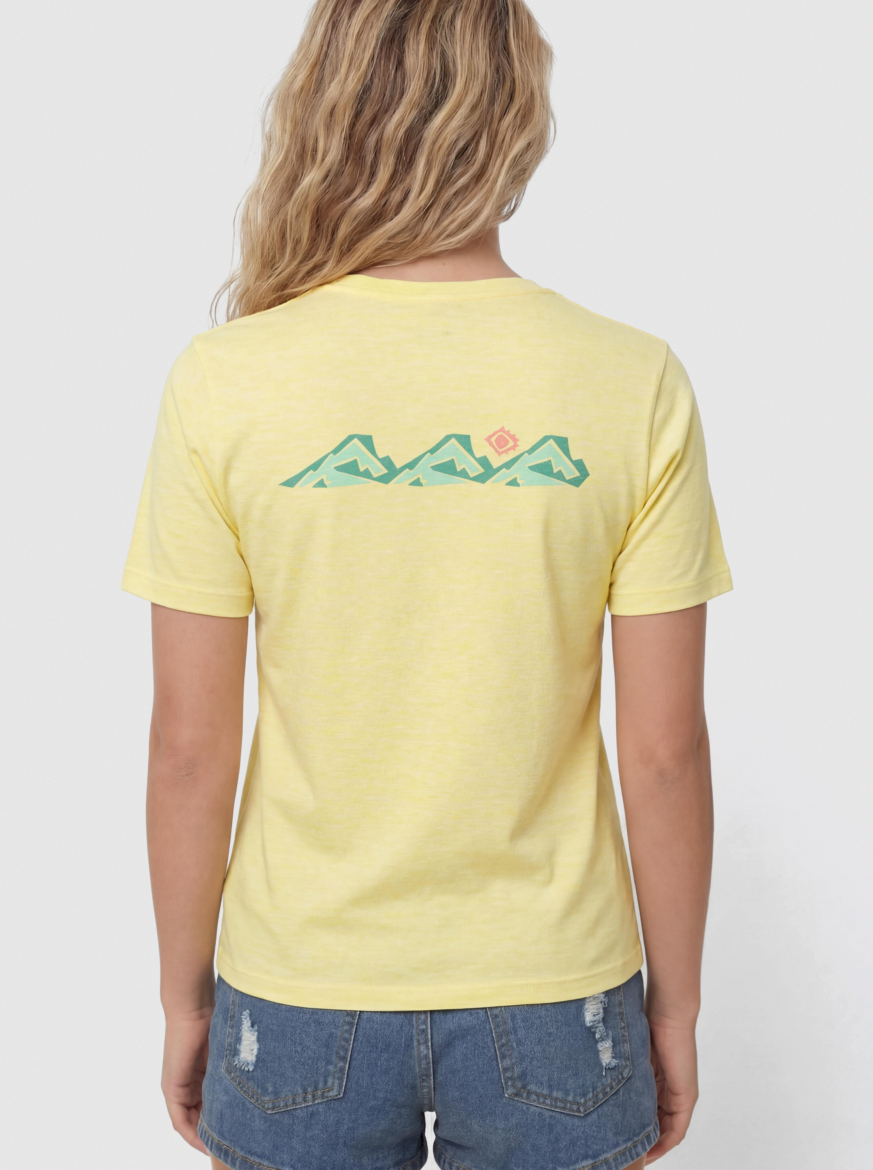 Triu010dko Patagonia Capilene Cool Trailcheck Wmn (lemon zest)