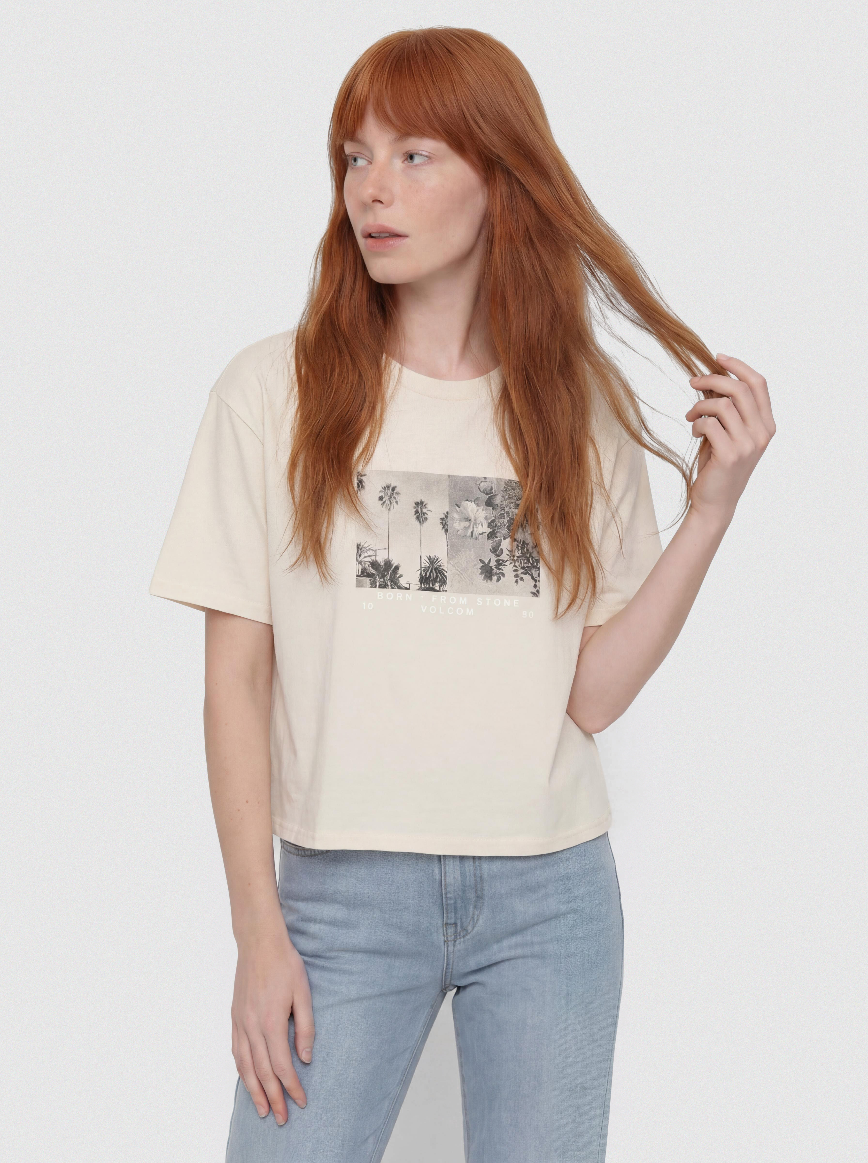 Tričko Volcom Bliss Wmn (vintage white)
