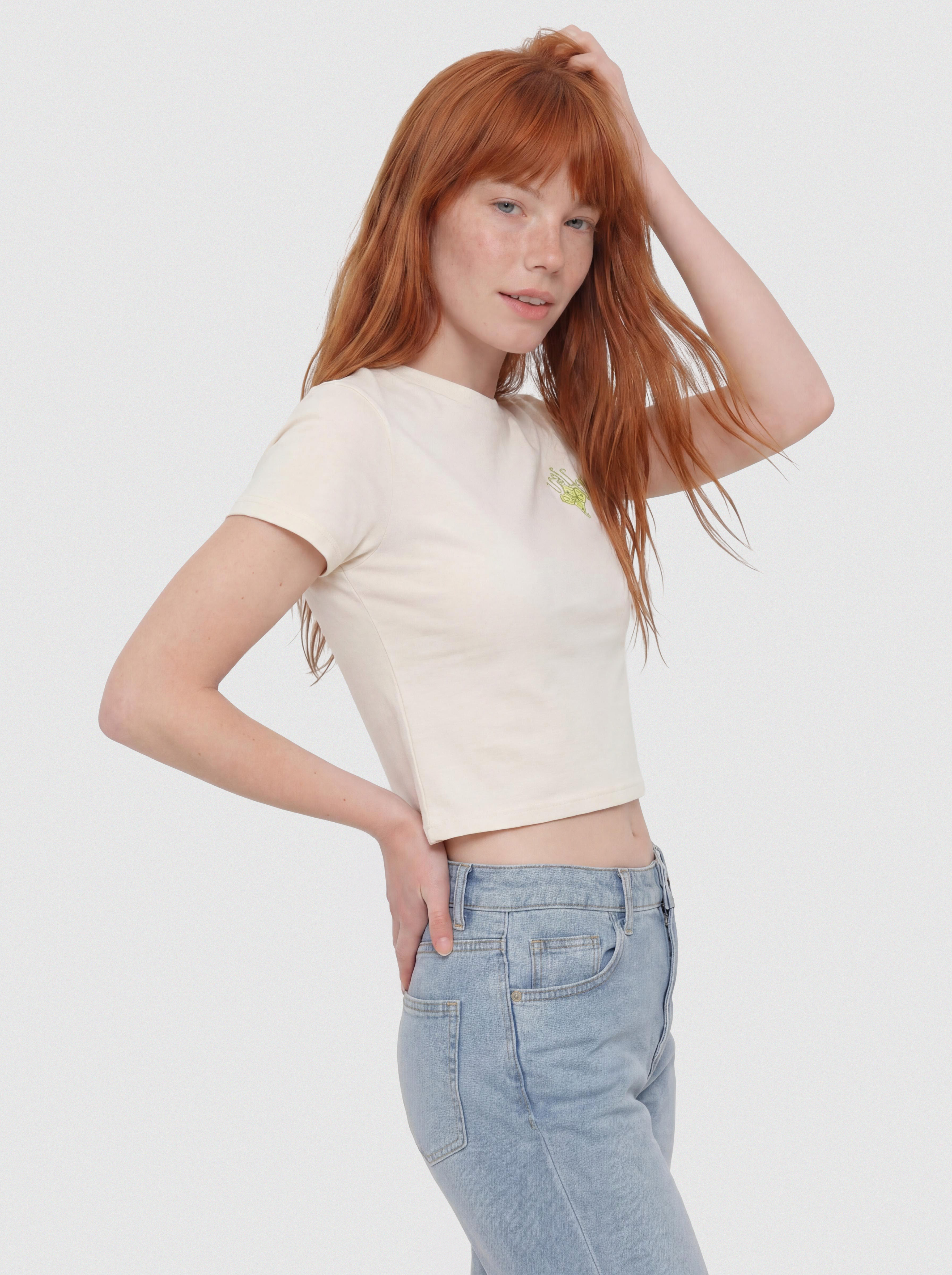 Tričko Volcom Moove On Wmn (vintage white)