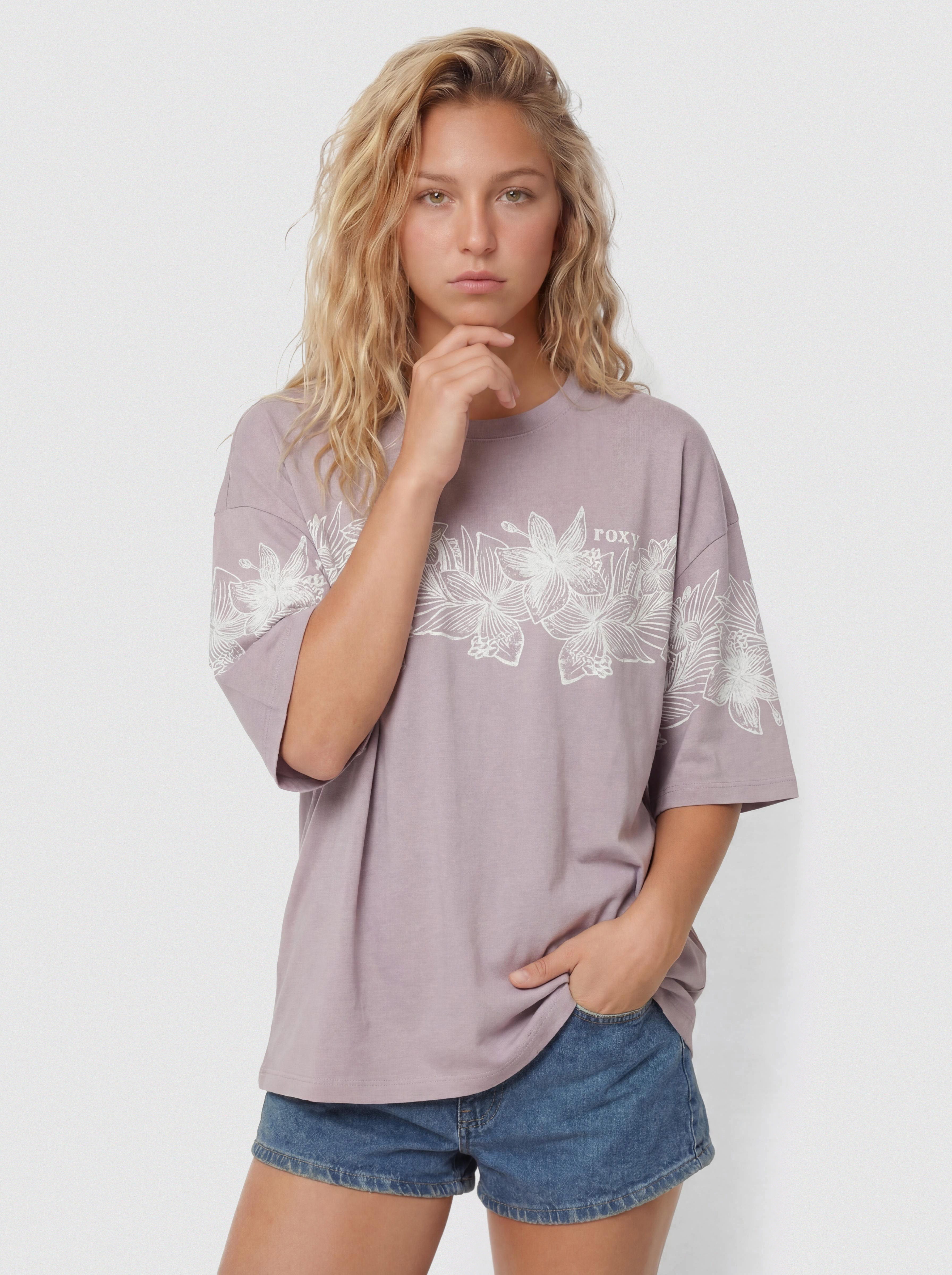 Tričko Roxy Hangloose Placed Wmn (nirvana)