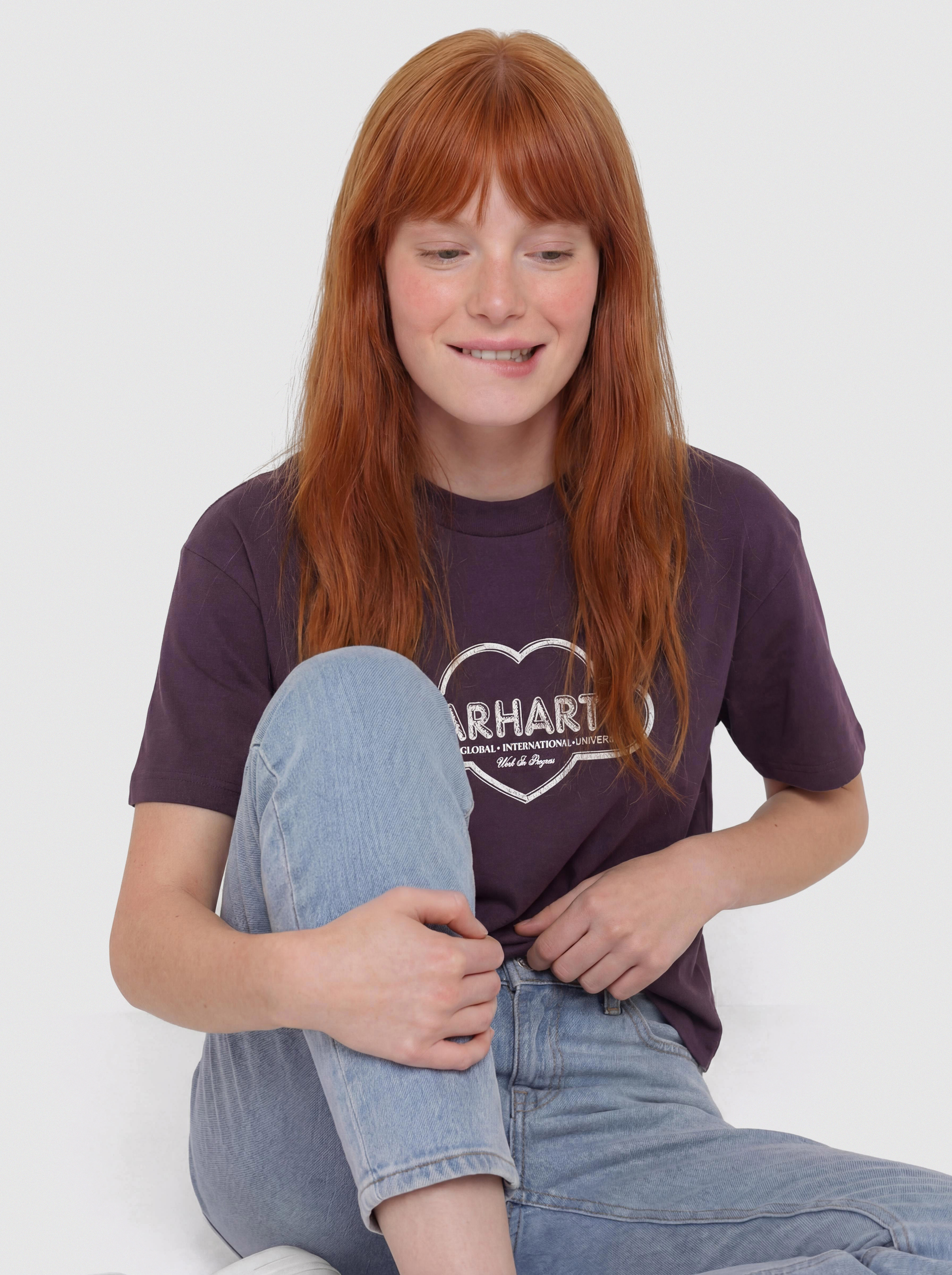 Tričko Carhartt WIP Cloud Heart Wmn (cozy purple)