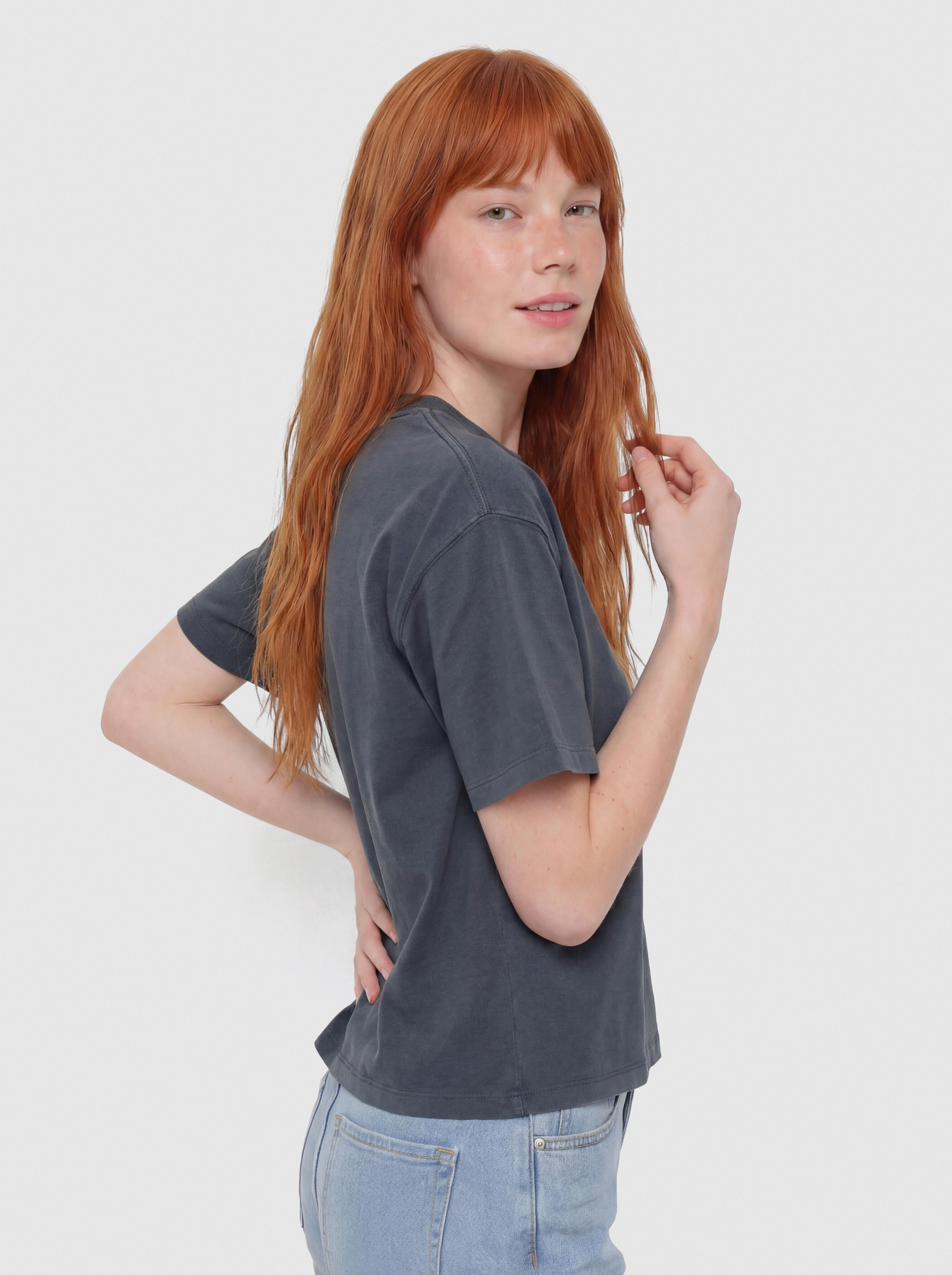 Tričko Carhartt WIP Benton Wmn (carbon)