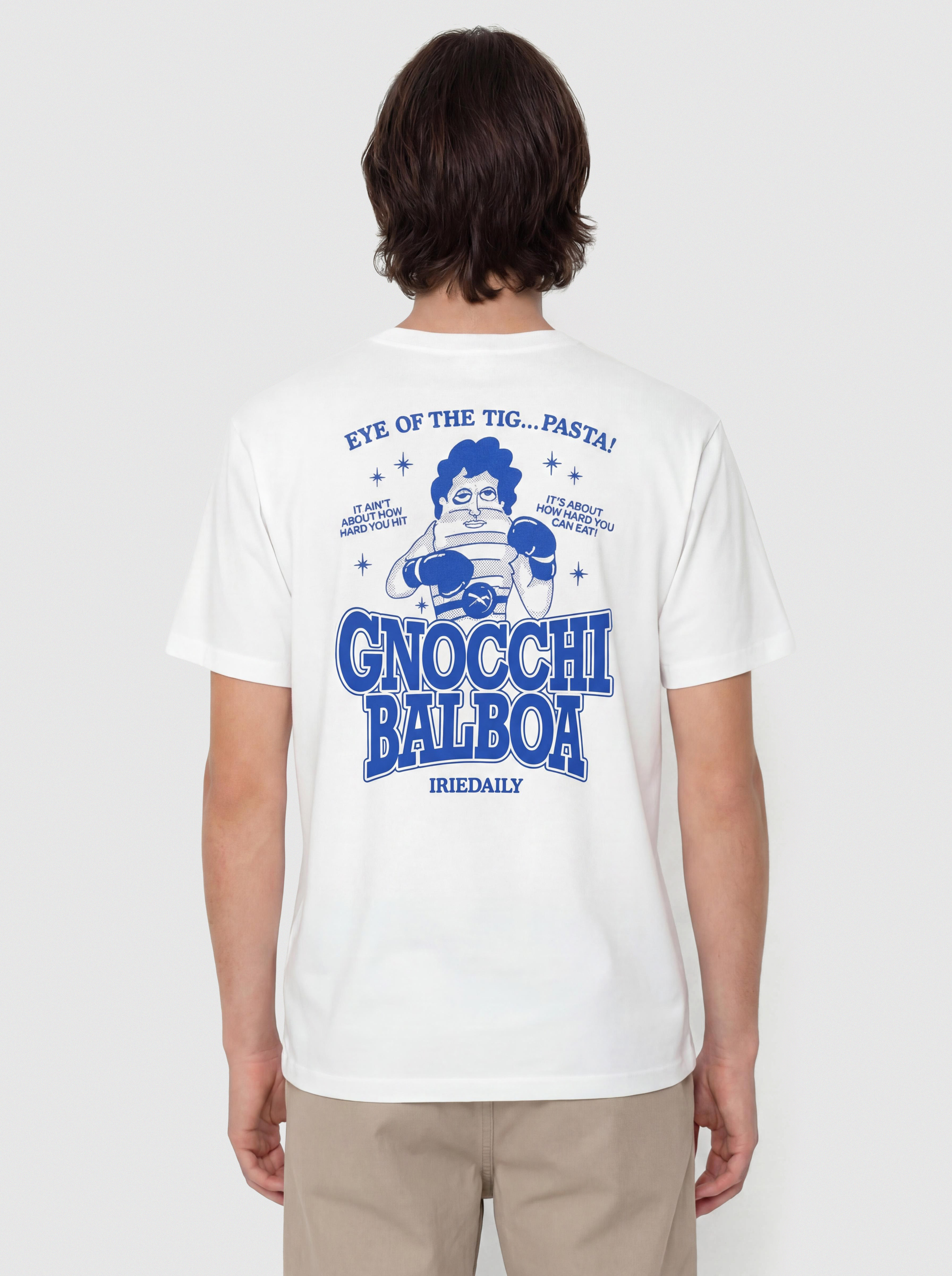 Tričko Iriedaily Gnocchi Balboa (white)