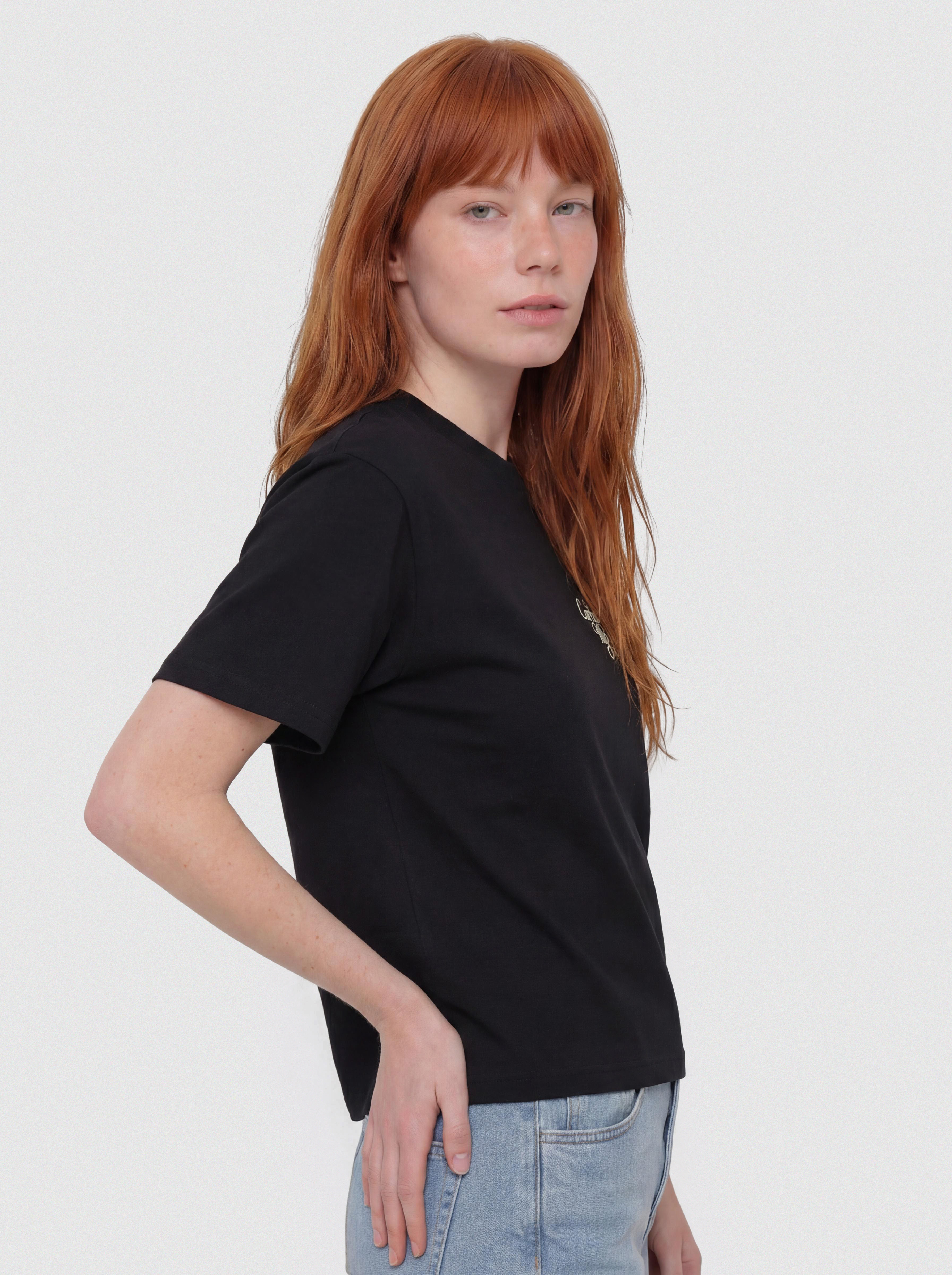 Tričko Carhartt WIP Vestige Wmn (black)
