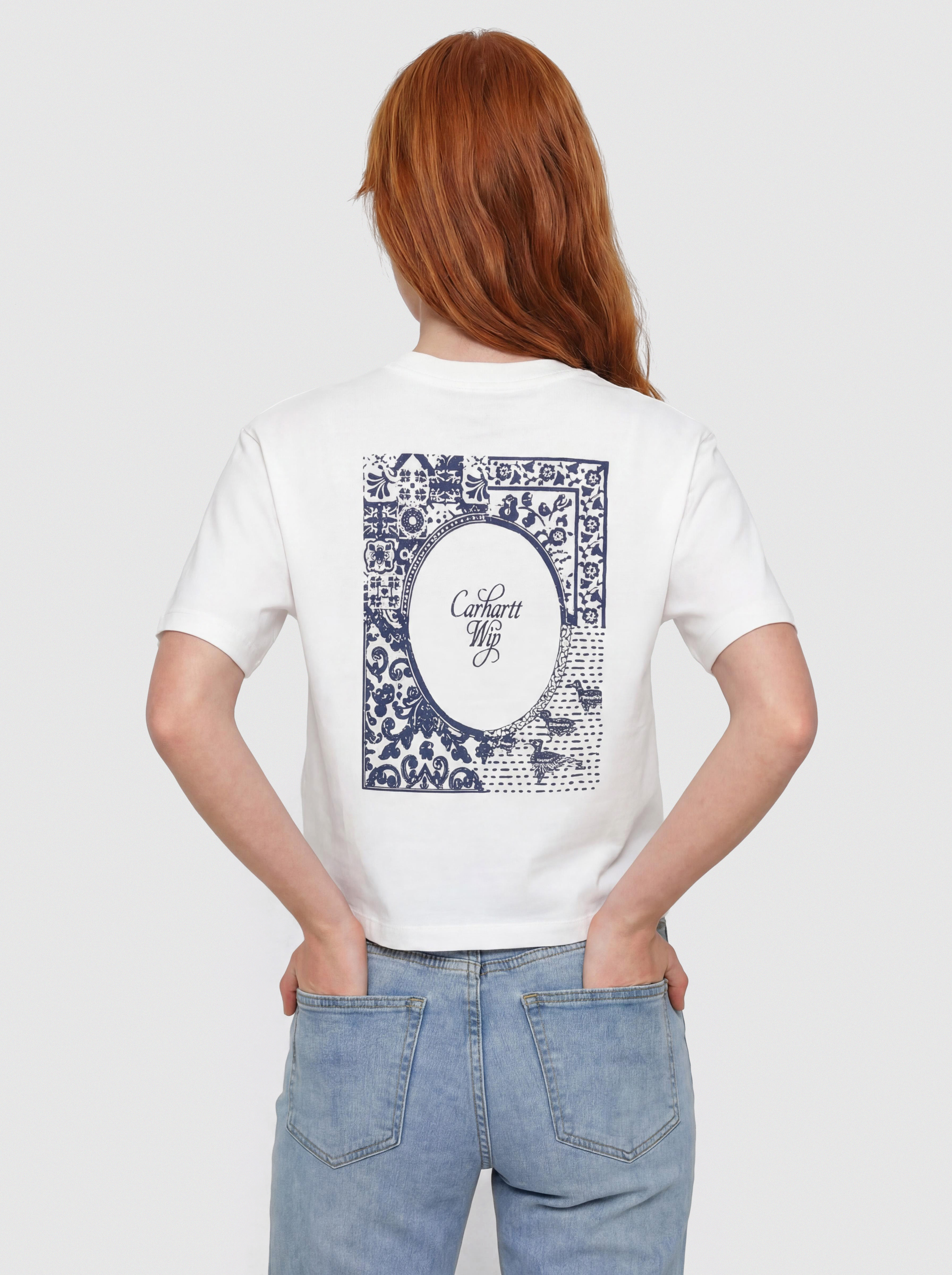 Tričko Carhartt WIP Vestige Wmn (white)