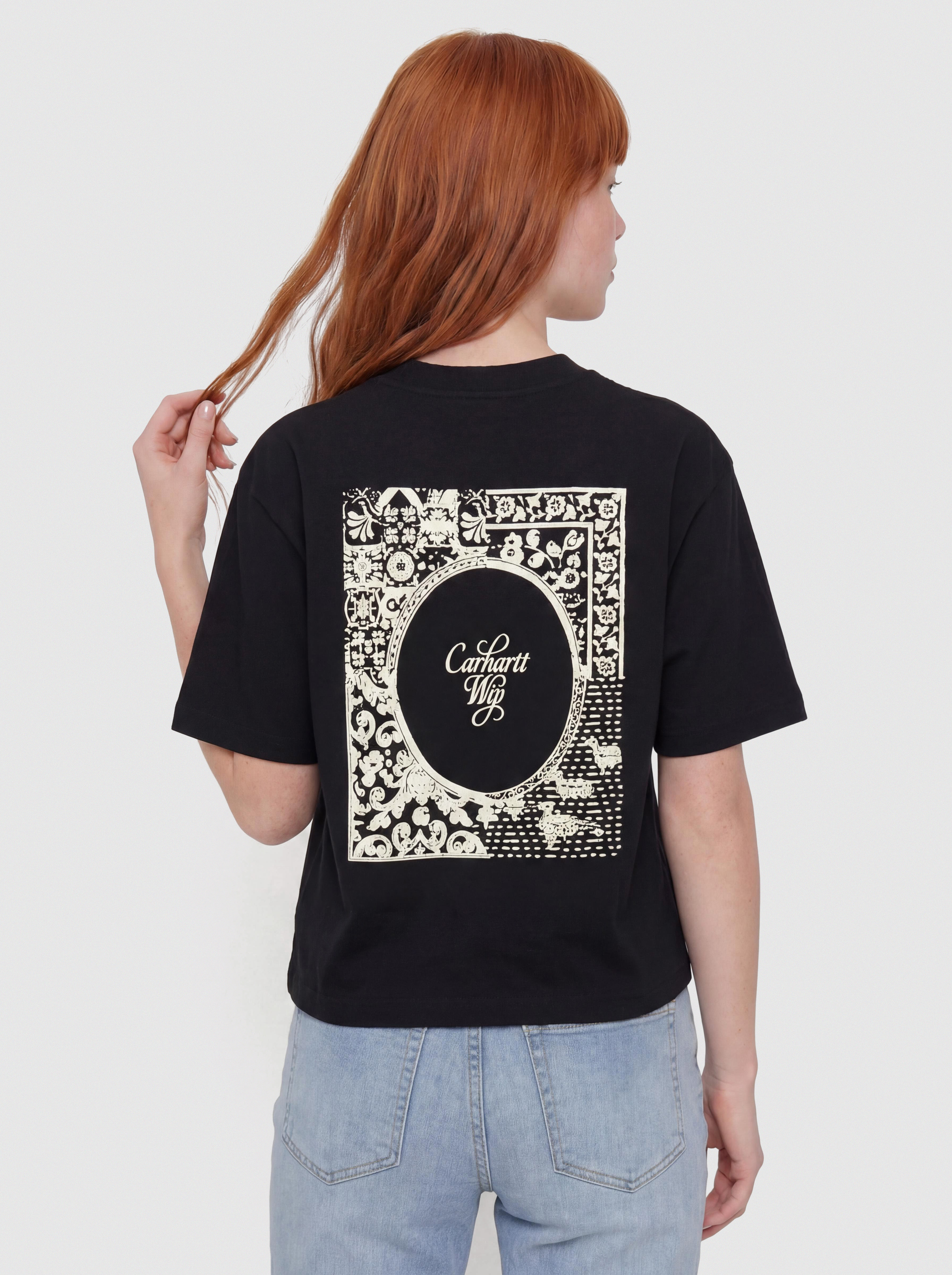 Tričko Carhartt WIP Vestige Wmn (black)