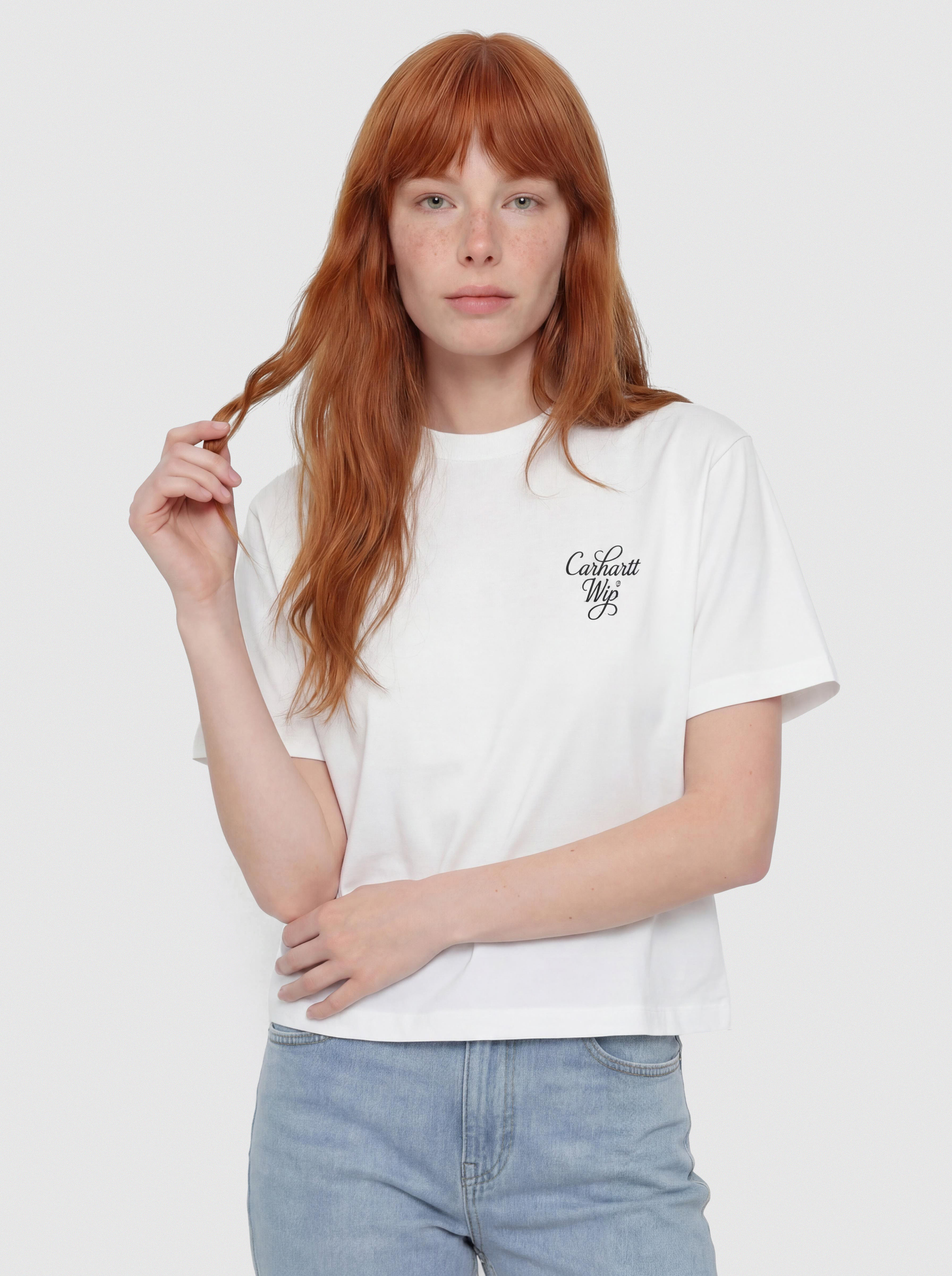 Tričko Carhartt WIP Vestige Wmn (white)