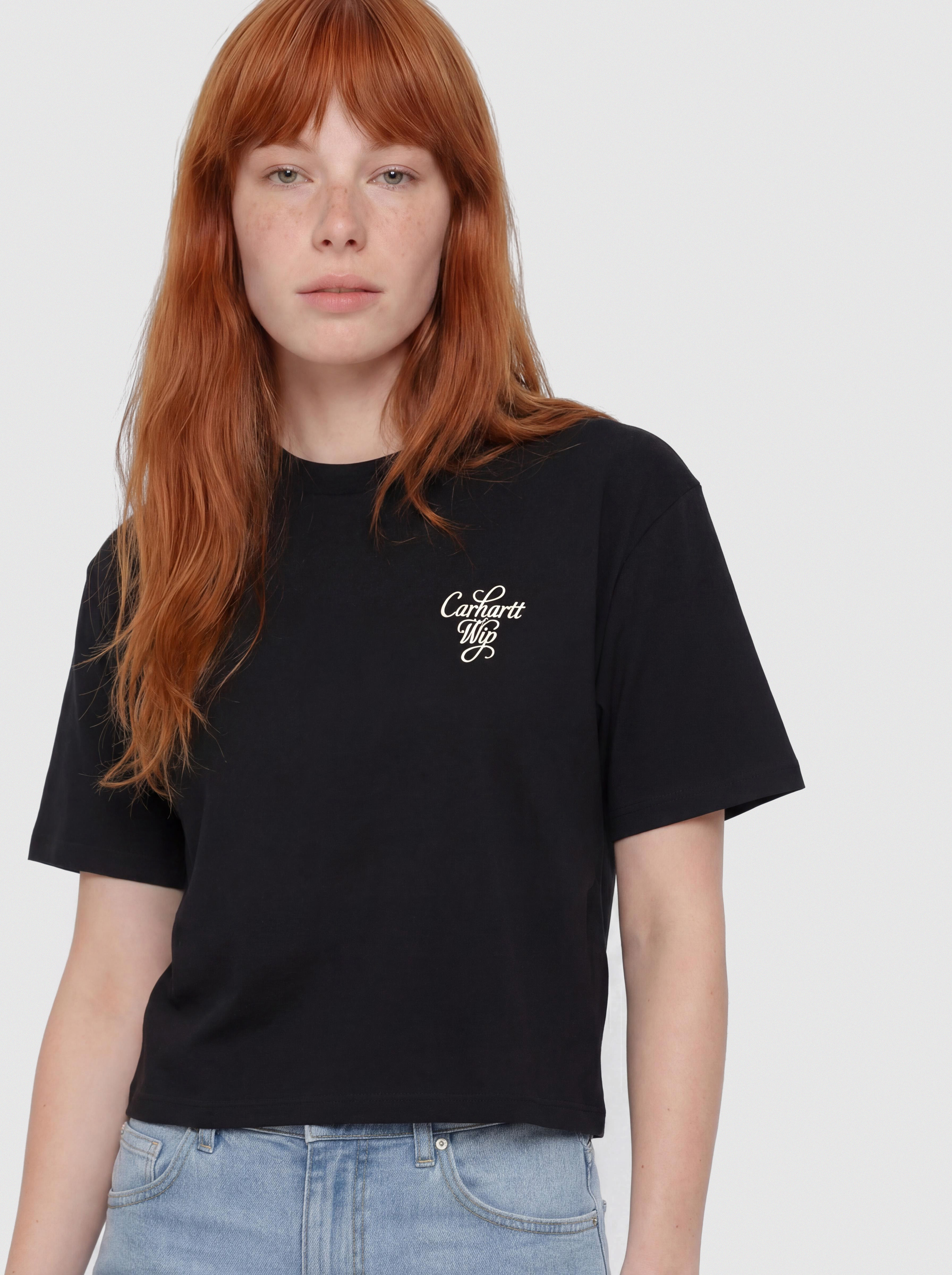 Tričko Carhartt WIP Vestige Wmn (black)