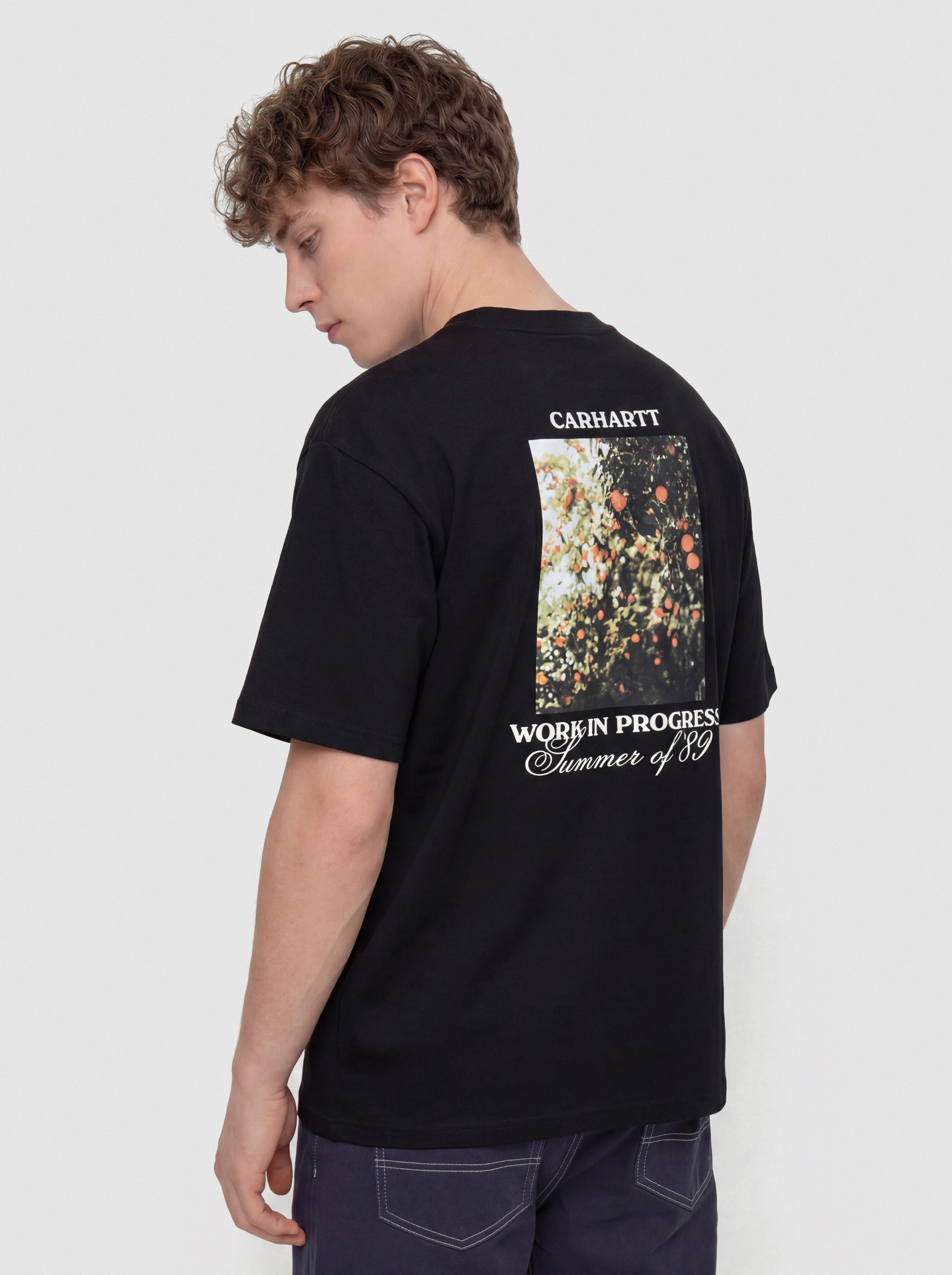 Tričko Carhartt WIP Warm Views (black)