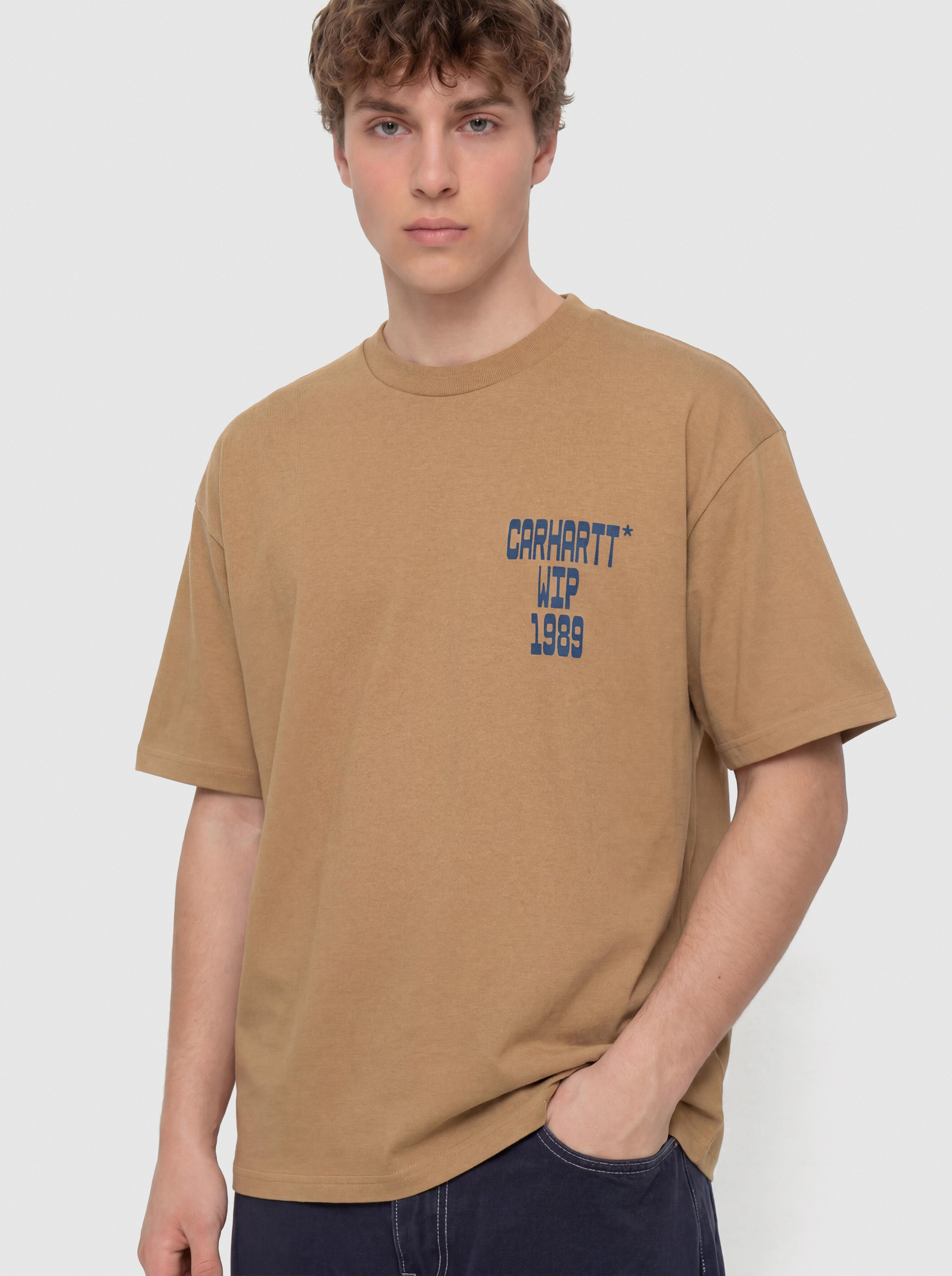 Tričko Carhartt WIP Blocks (peanut)