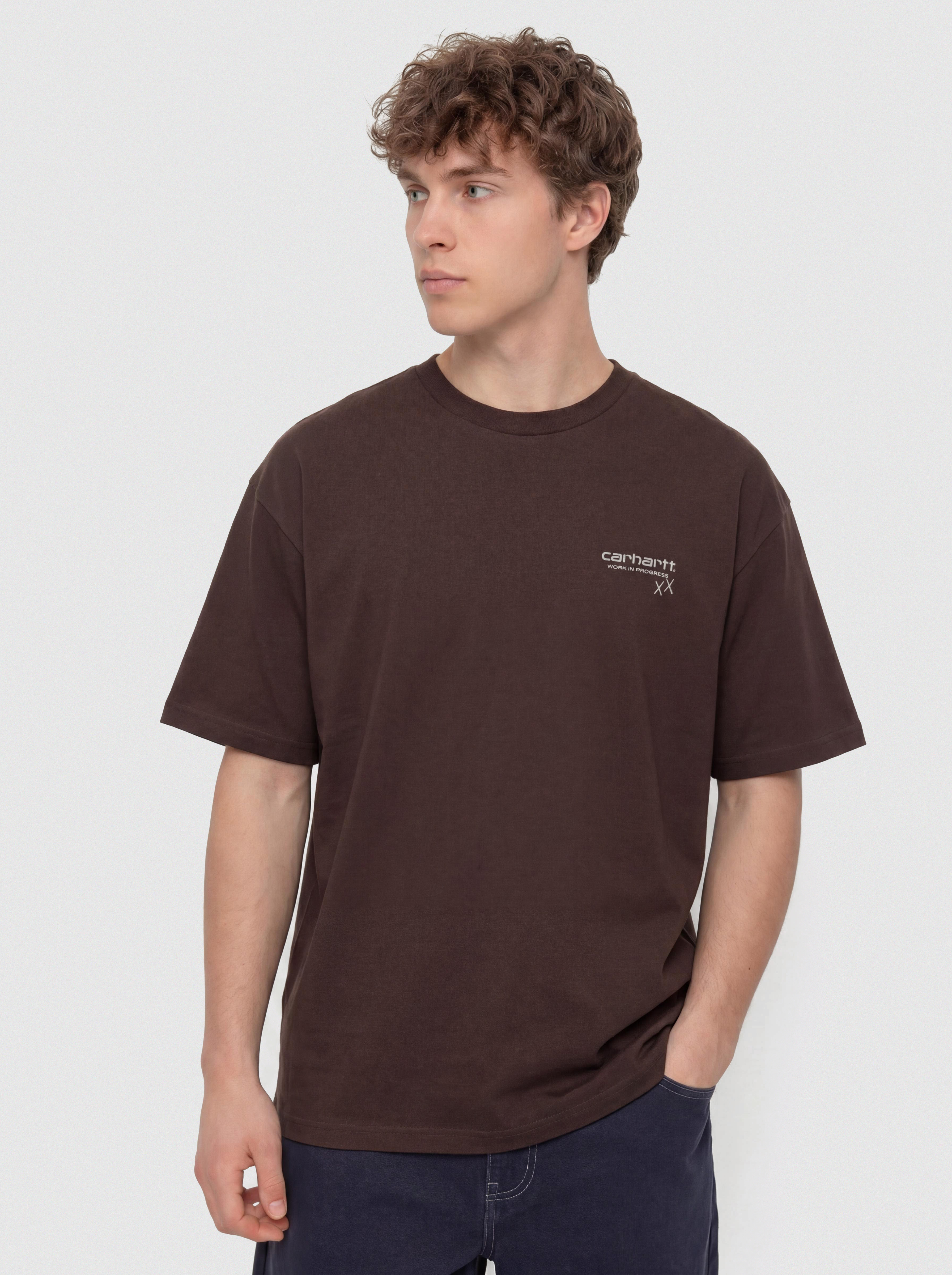 Tričko Carhartt WIP Garble (palisander)