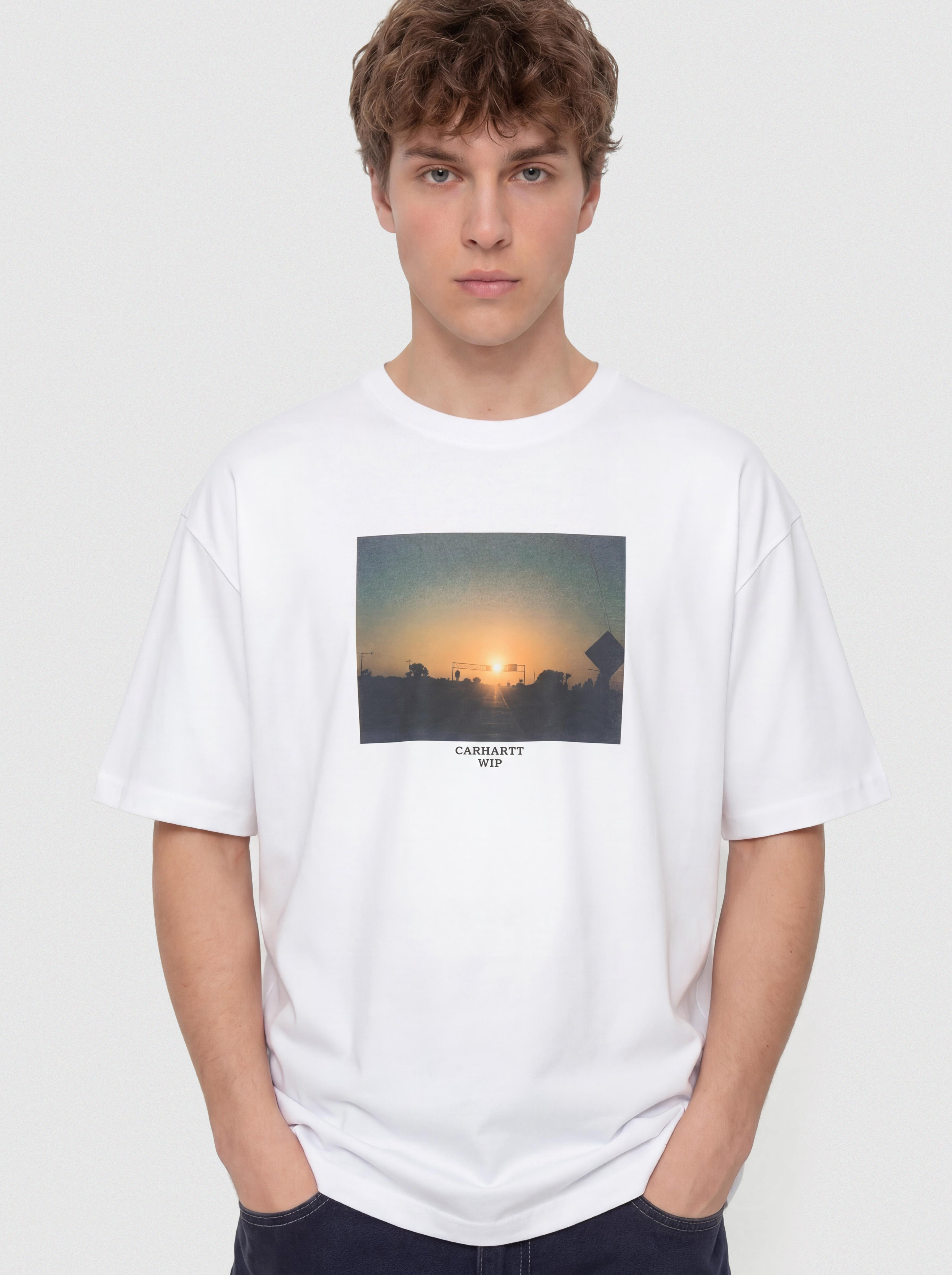Tričko Carhartt WIP Warm Views (white)