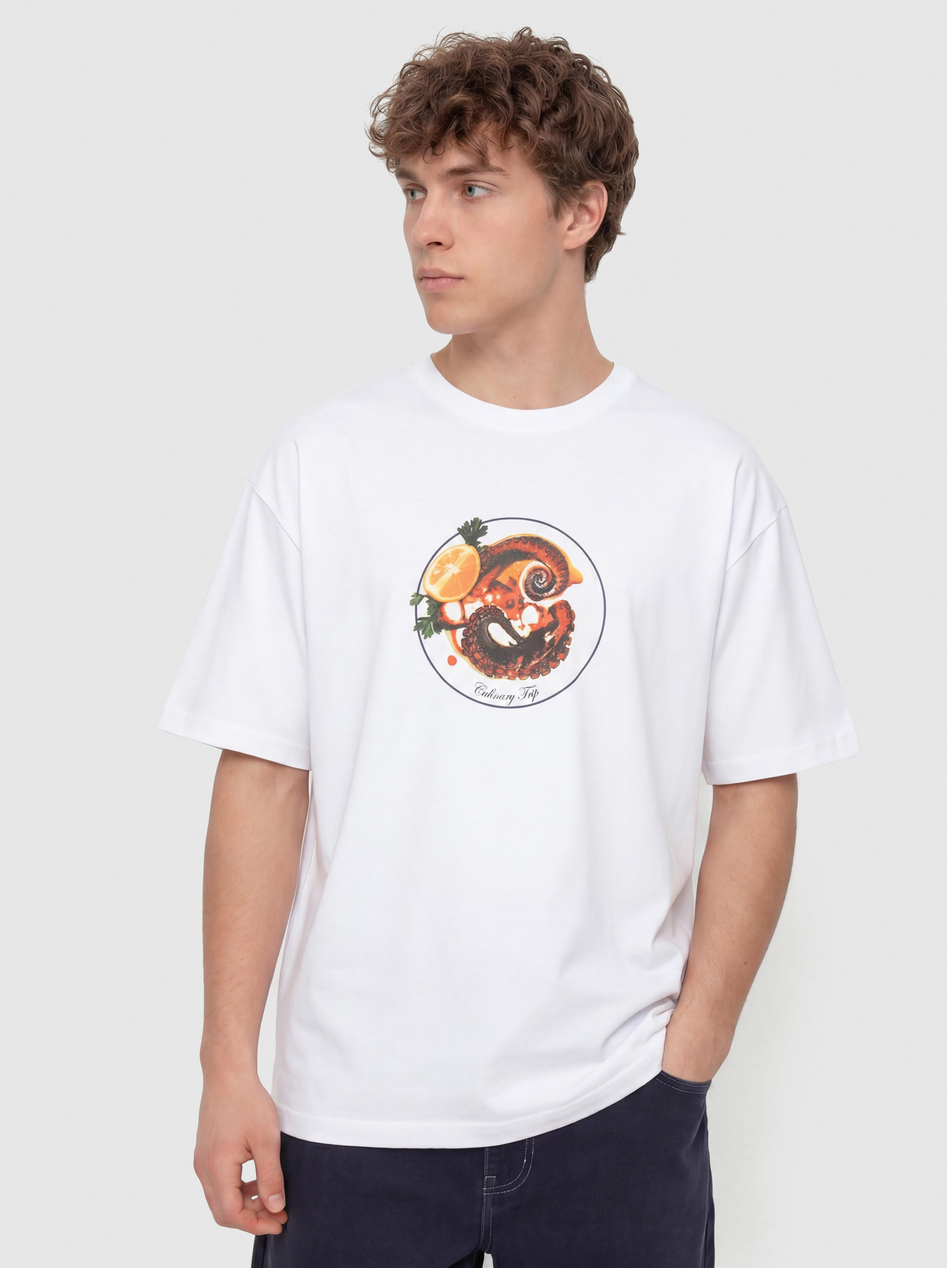 Tričko Carhartt WIP Octopus (white)