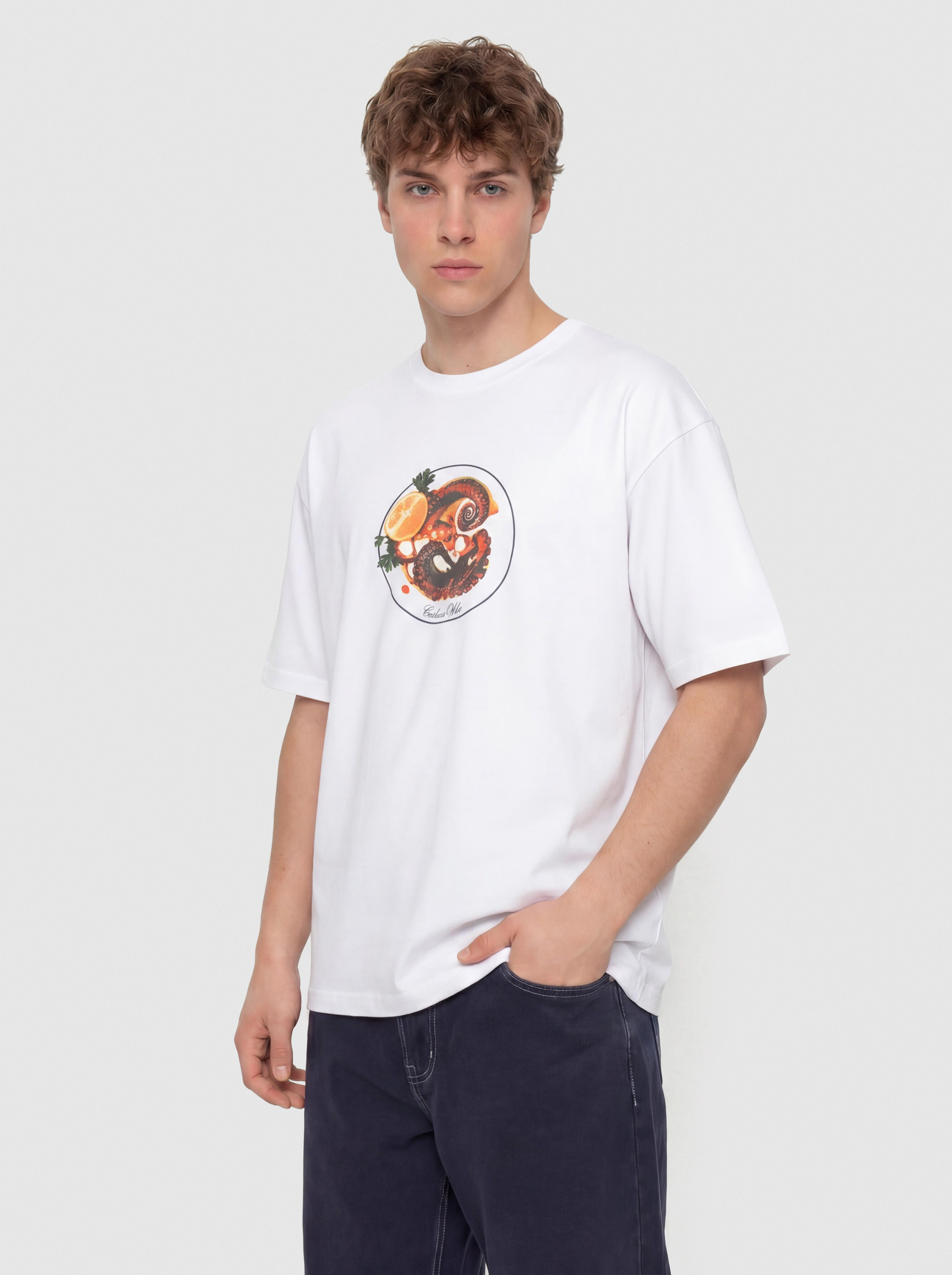 Tričko Carhartt WIP Octopus (white)