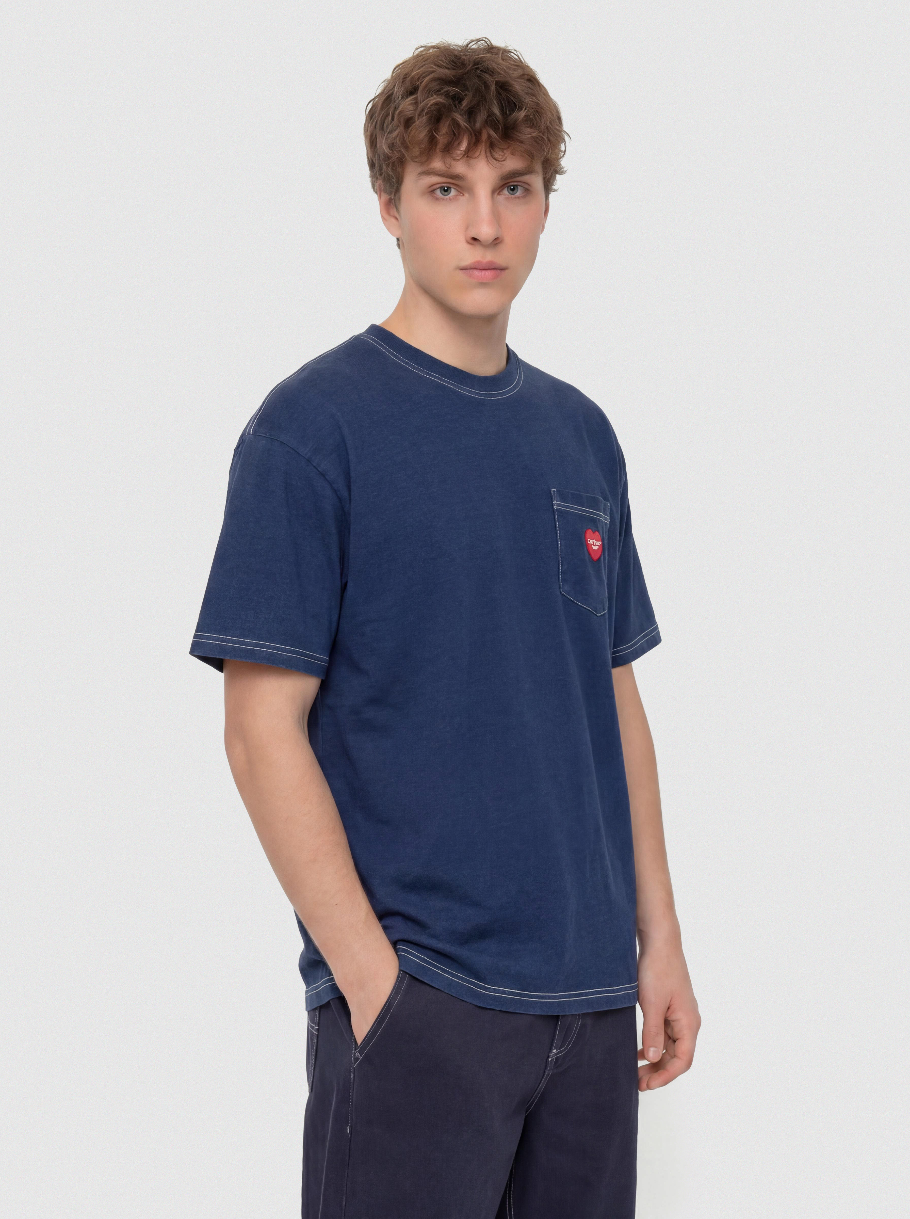 Tričko Carhartt WIP Ingo Pocket (dark blue)