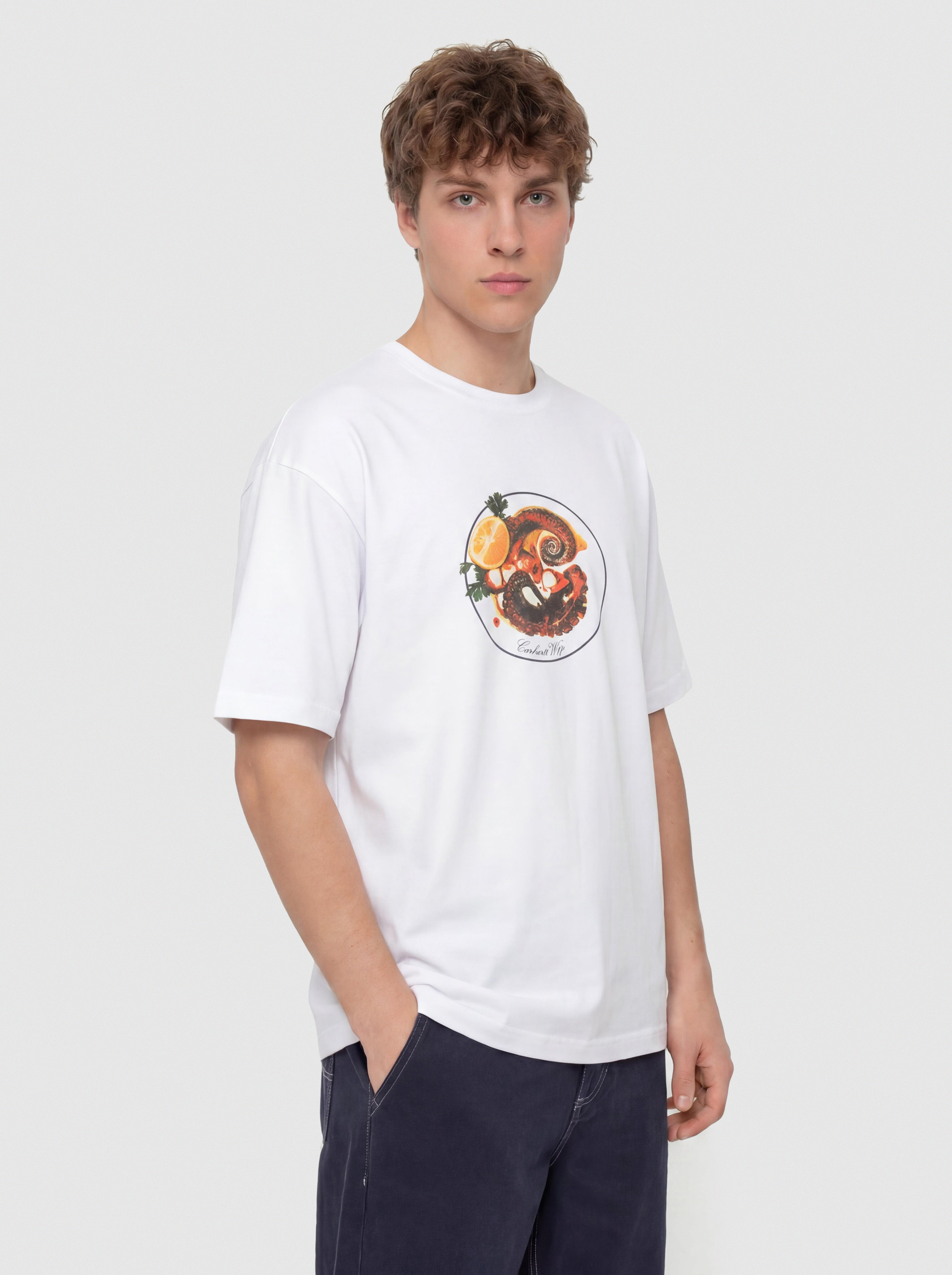Tričko Carhartt WIP Octopus (white)