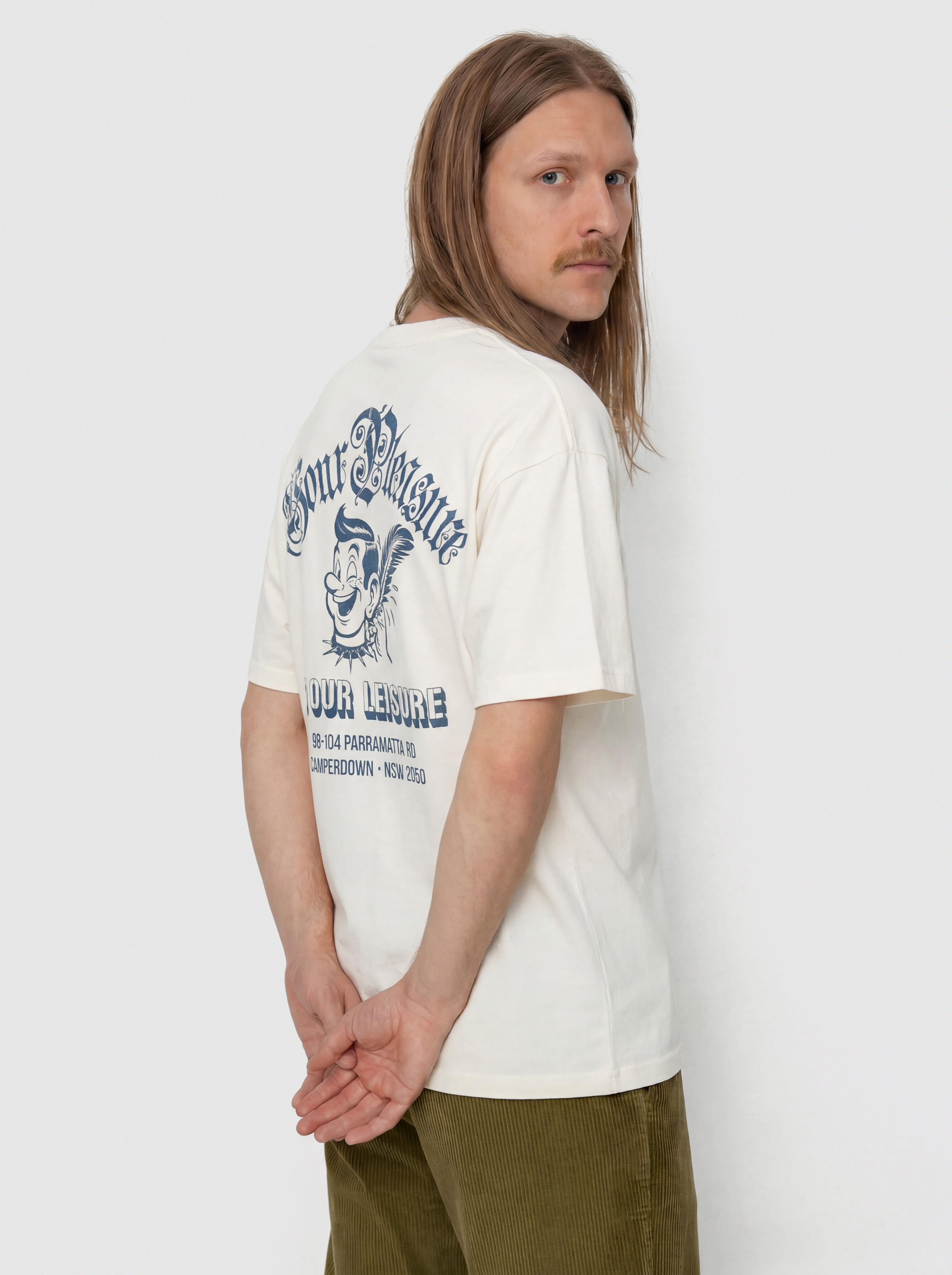 Tričko Deus Ex Machina Ruff And Smooth (vintage white)