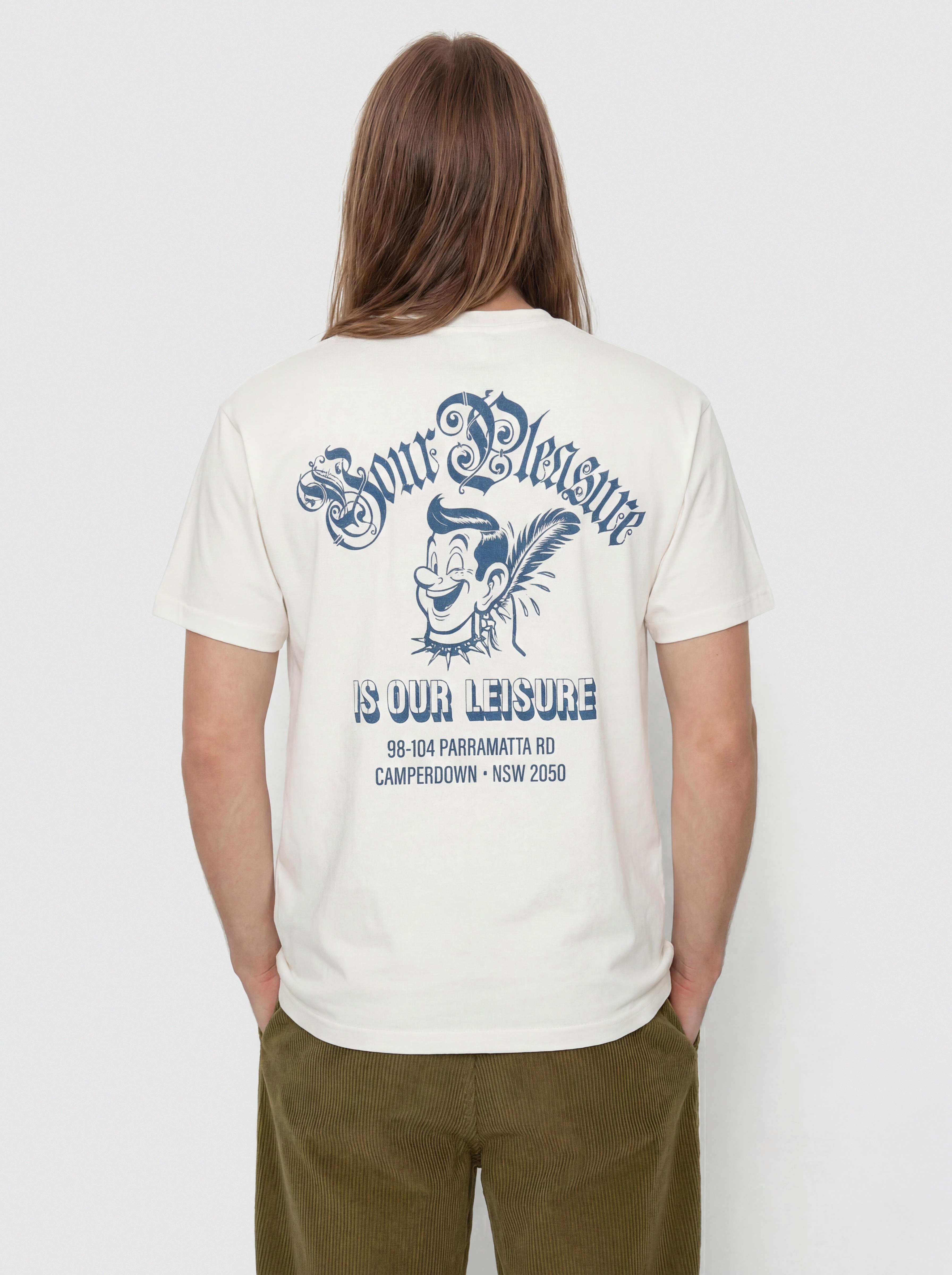 Tričko Deus Ex Machina Ruff And Smooth (vintage white)