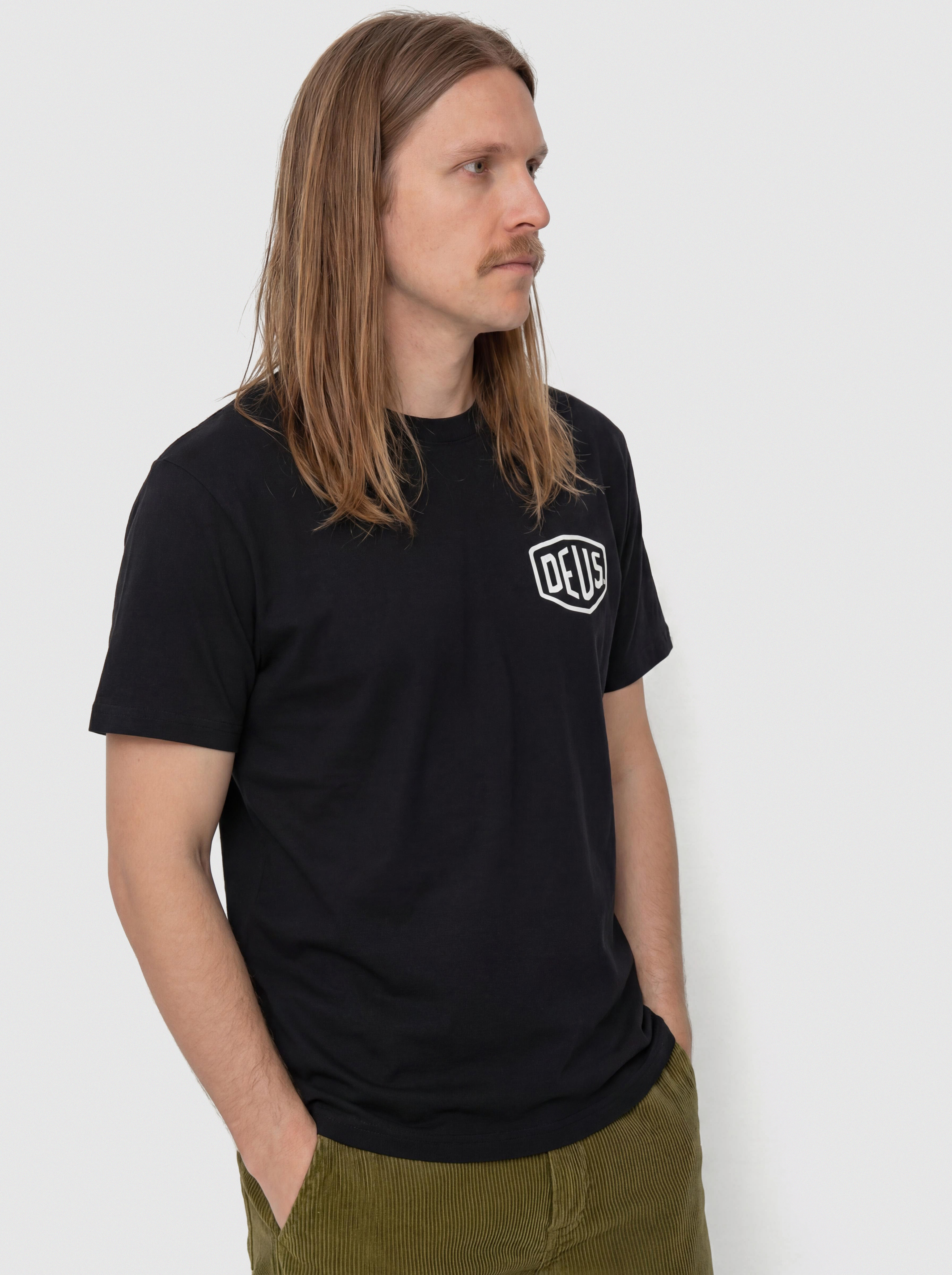 Tričko Deus Ex Machina Frontage (black)