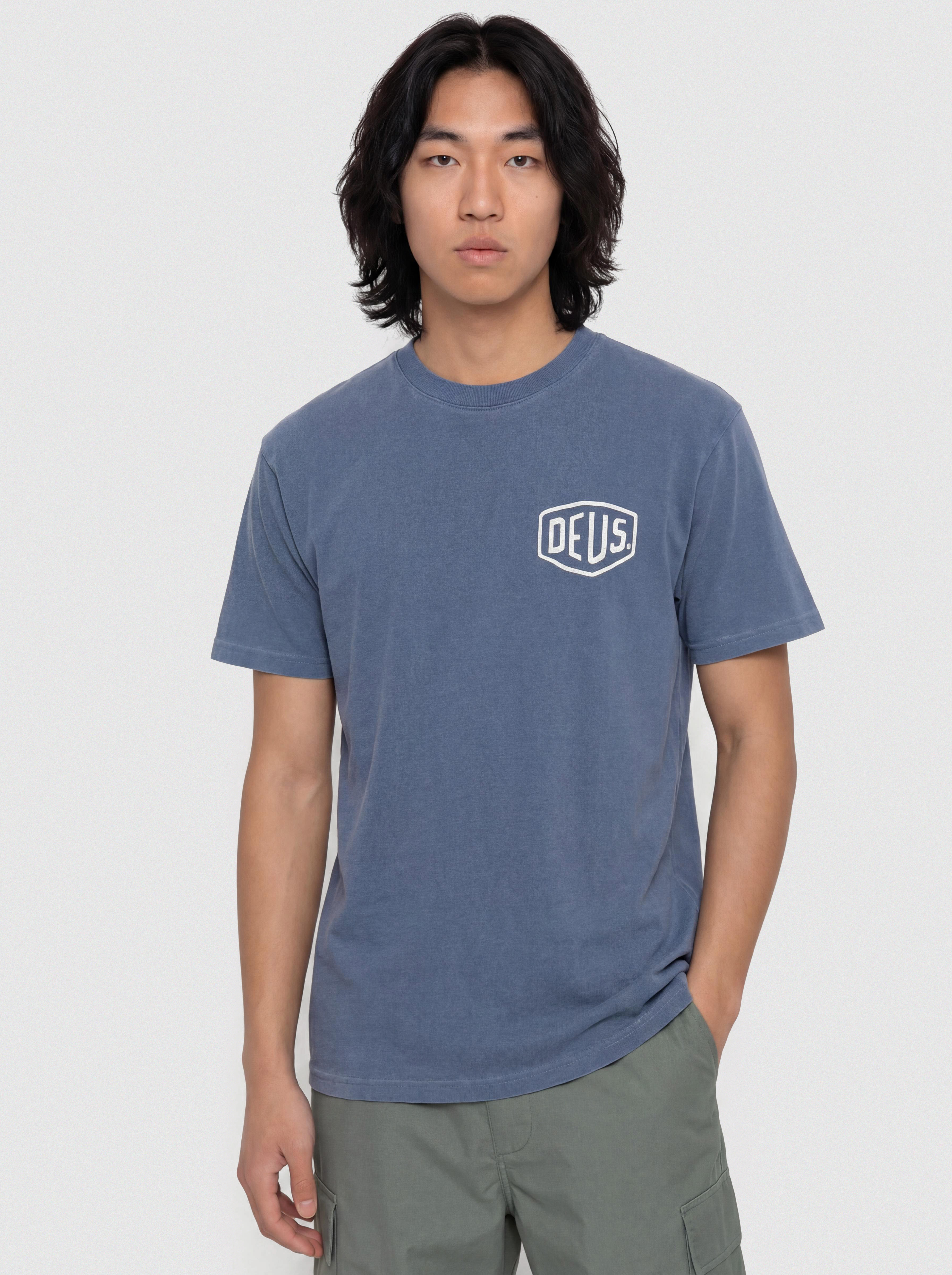 Triu010dko Deus Ex Machina Shield Garment Dyed (mechanic blue)