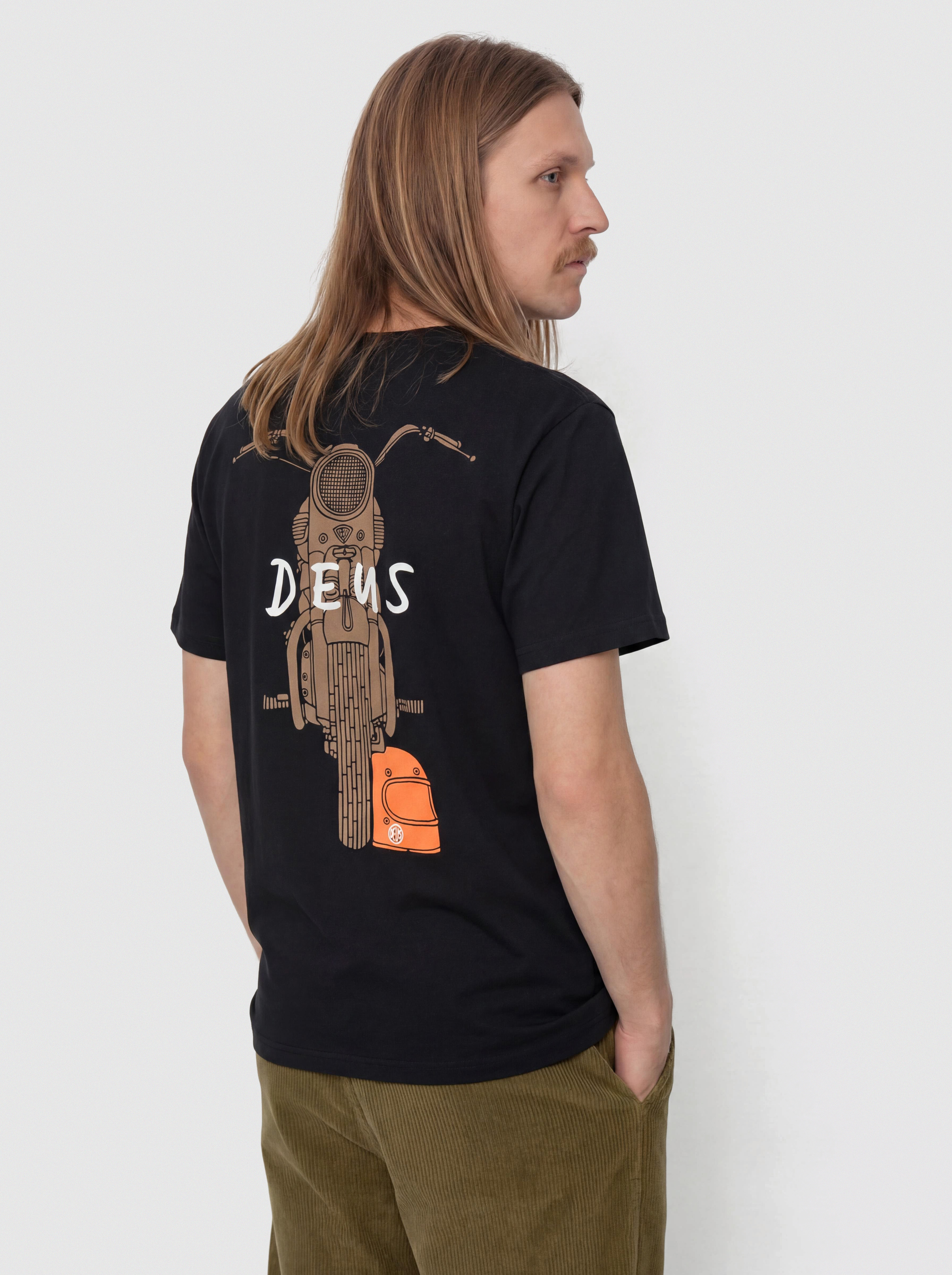 Tričko Deus Ex Machina Frontage (black)