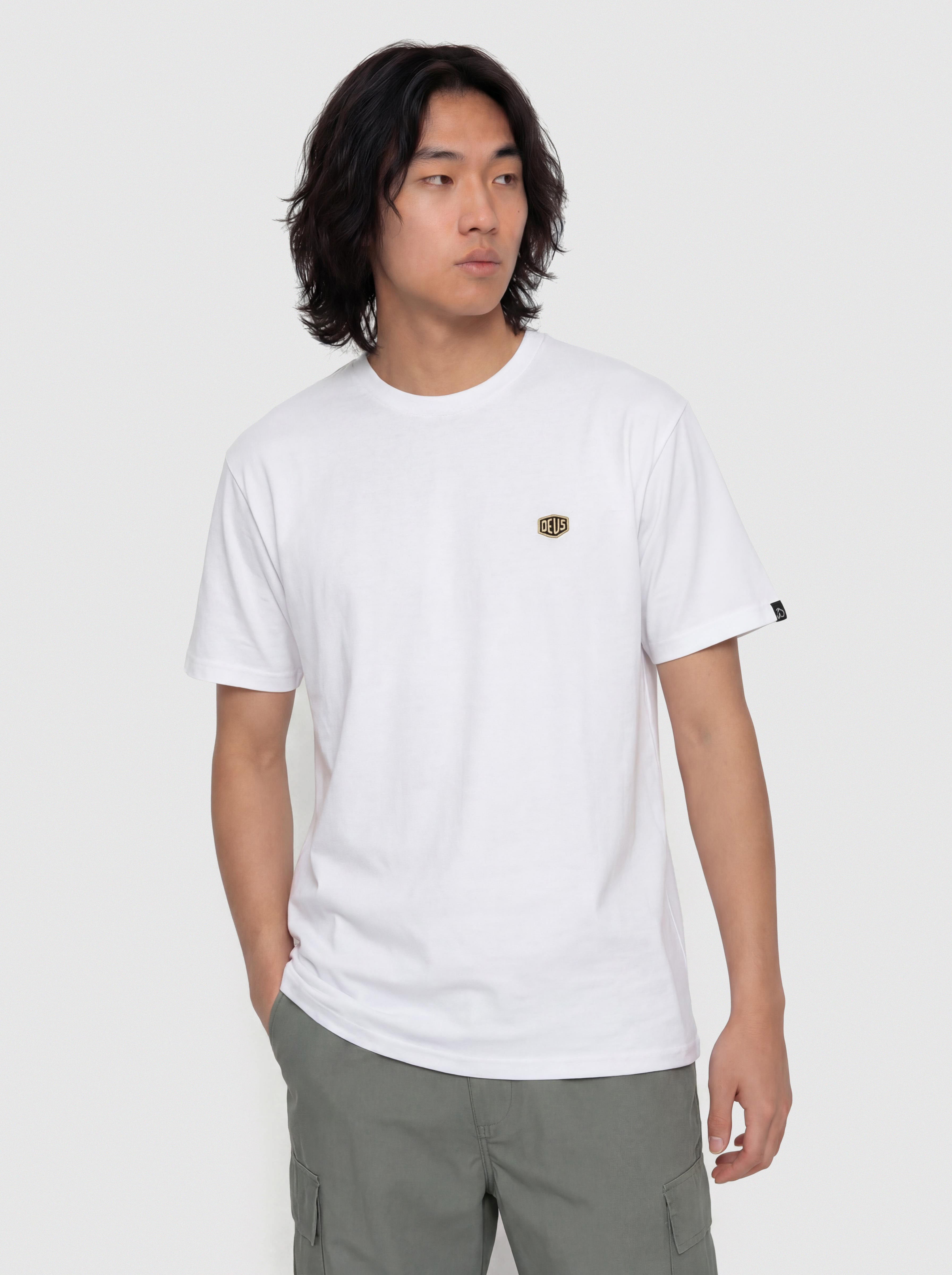 Tričko Deus Ex Machina Shield Standard (white)