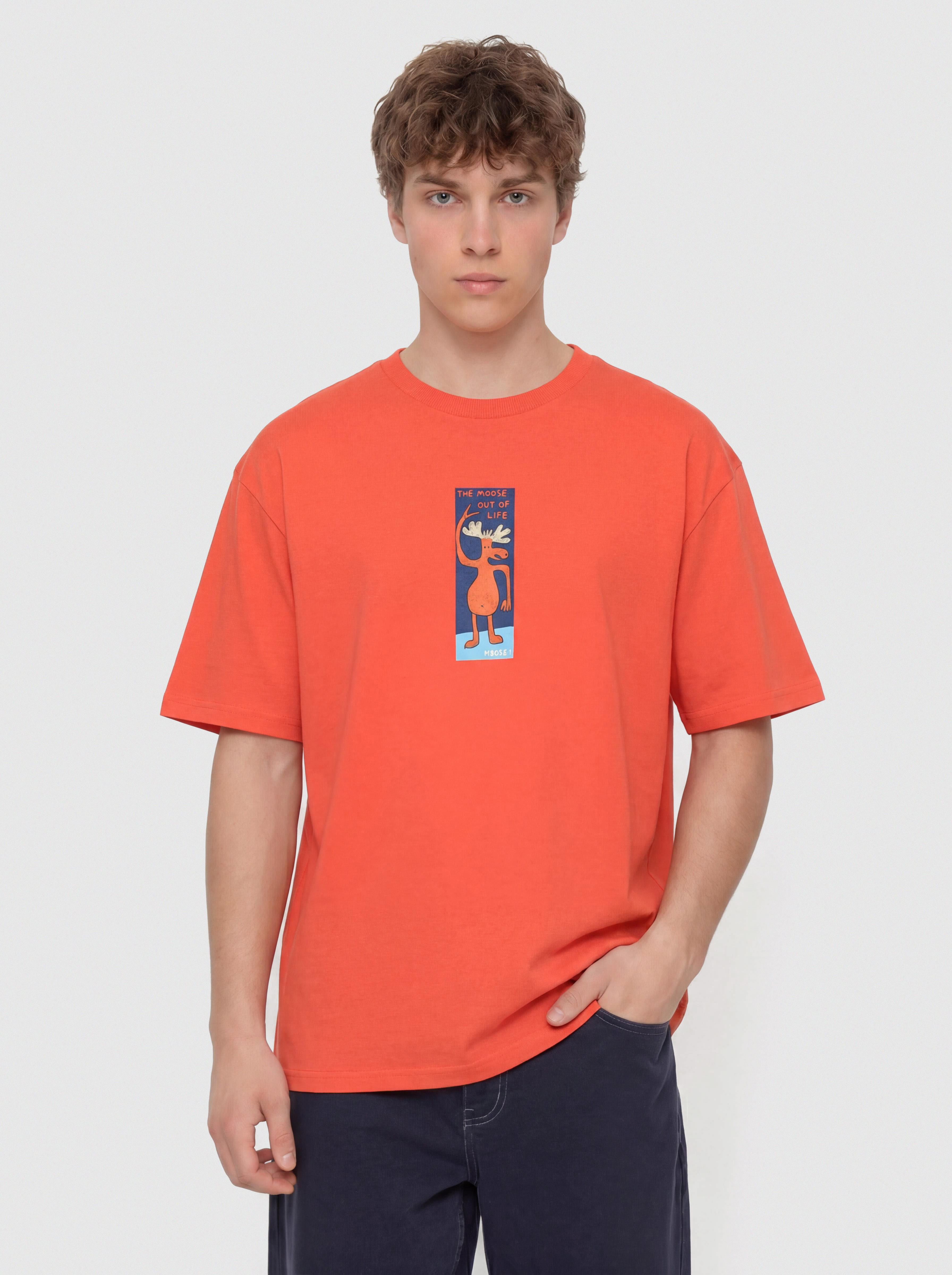 Tričko Volcom Olivmoose (bright red)