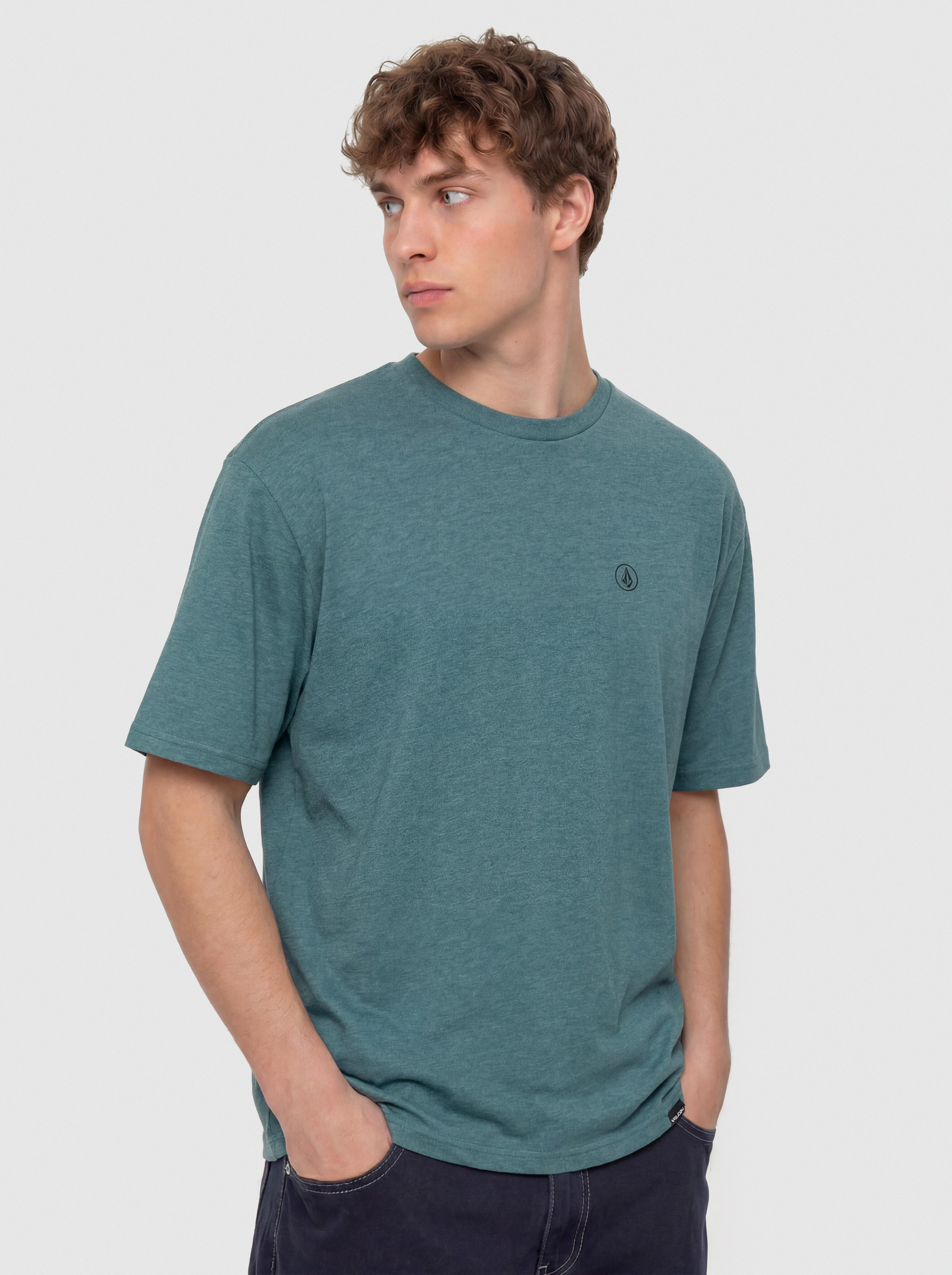 Tričko Volcom Circle Blanks Hth (rifle green)