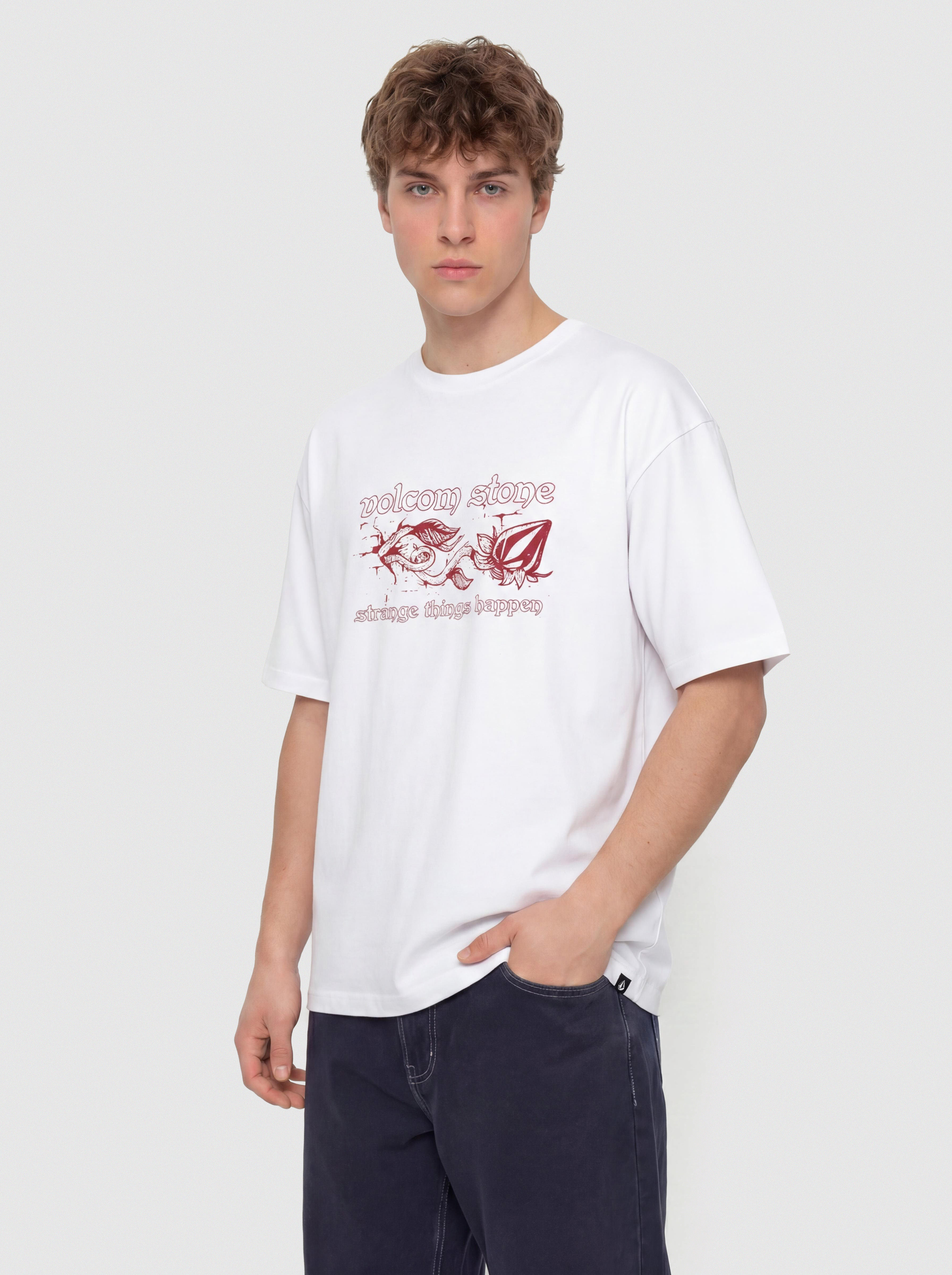 Tričko Volcom Ingrow Lse (white)