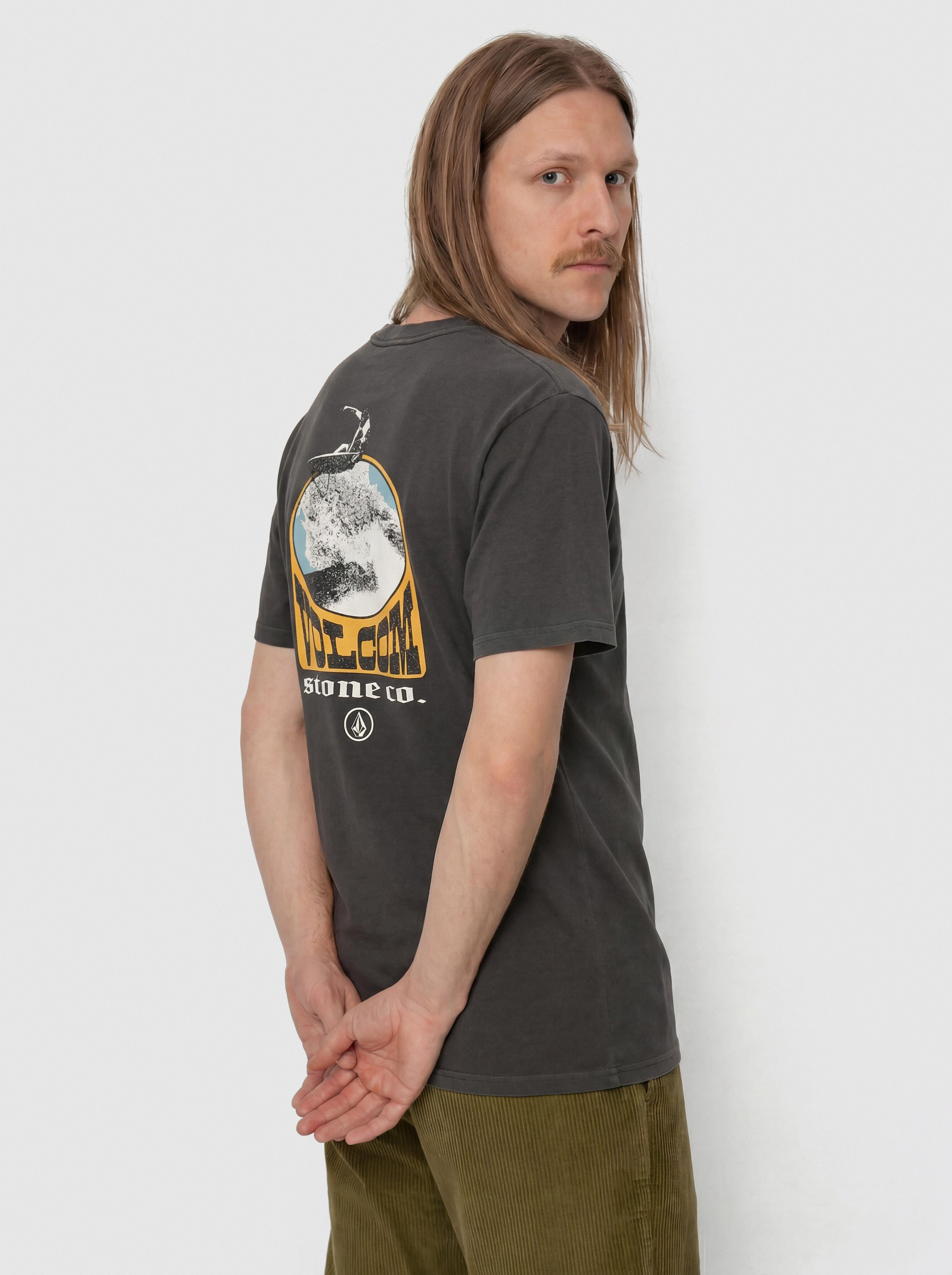 Tričko Volcom Zurf Co Pw (black)