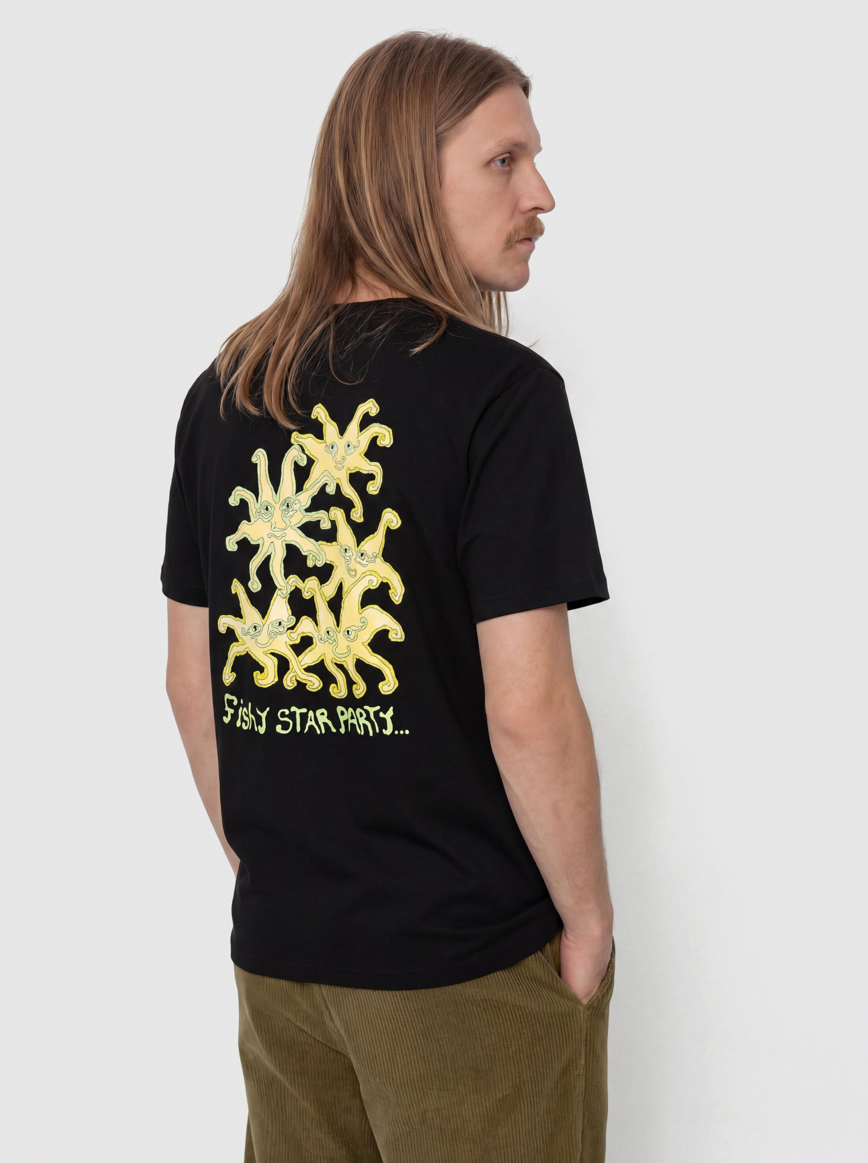 Tričko Volcom Fishystar (black)