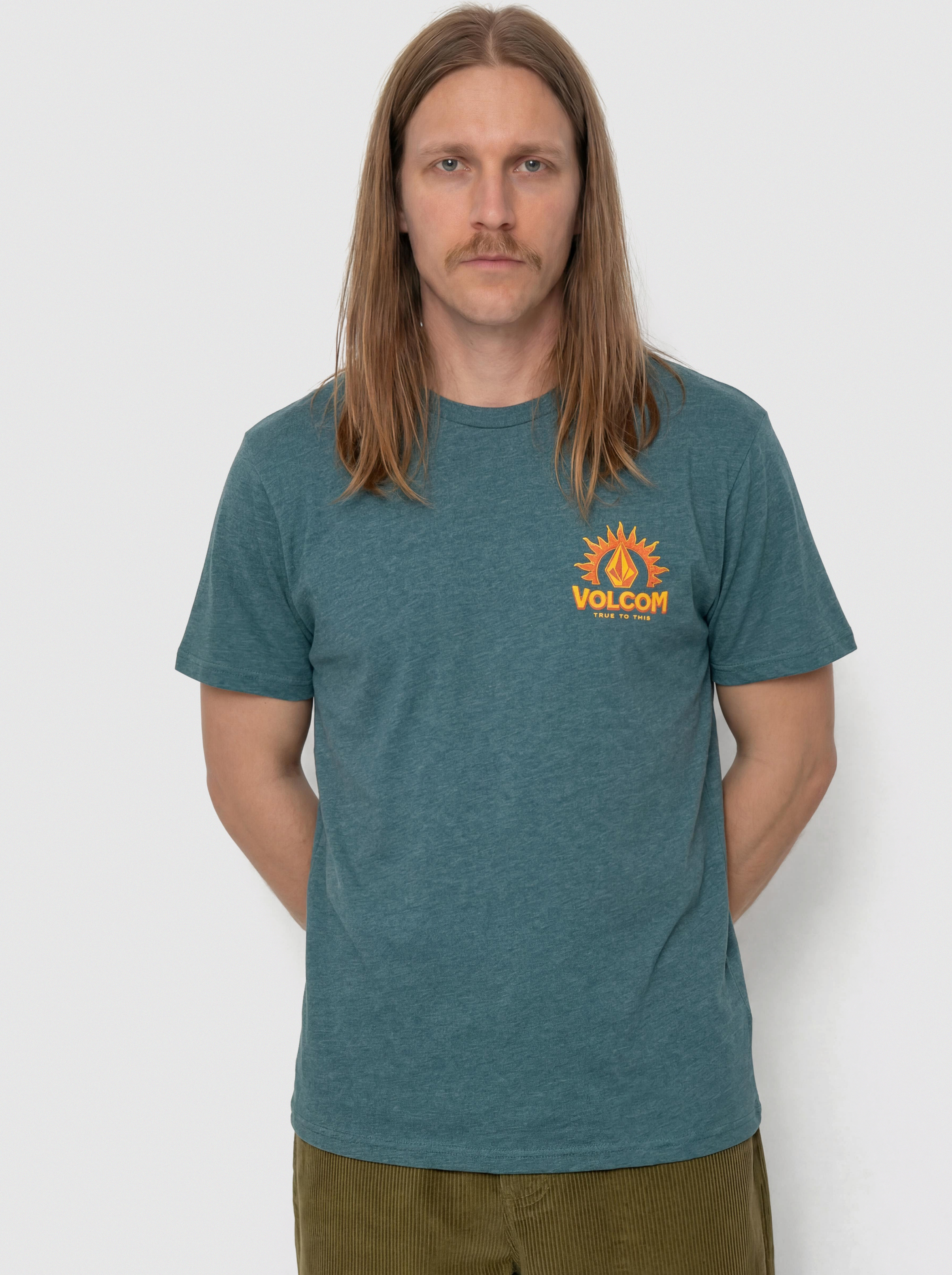 Tričko Volcom Solstice Hth (rifle green)