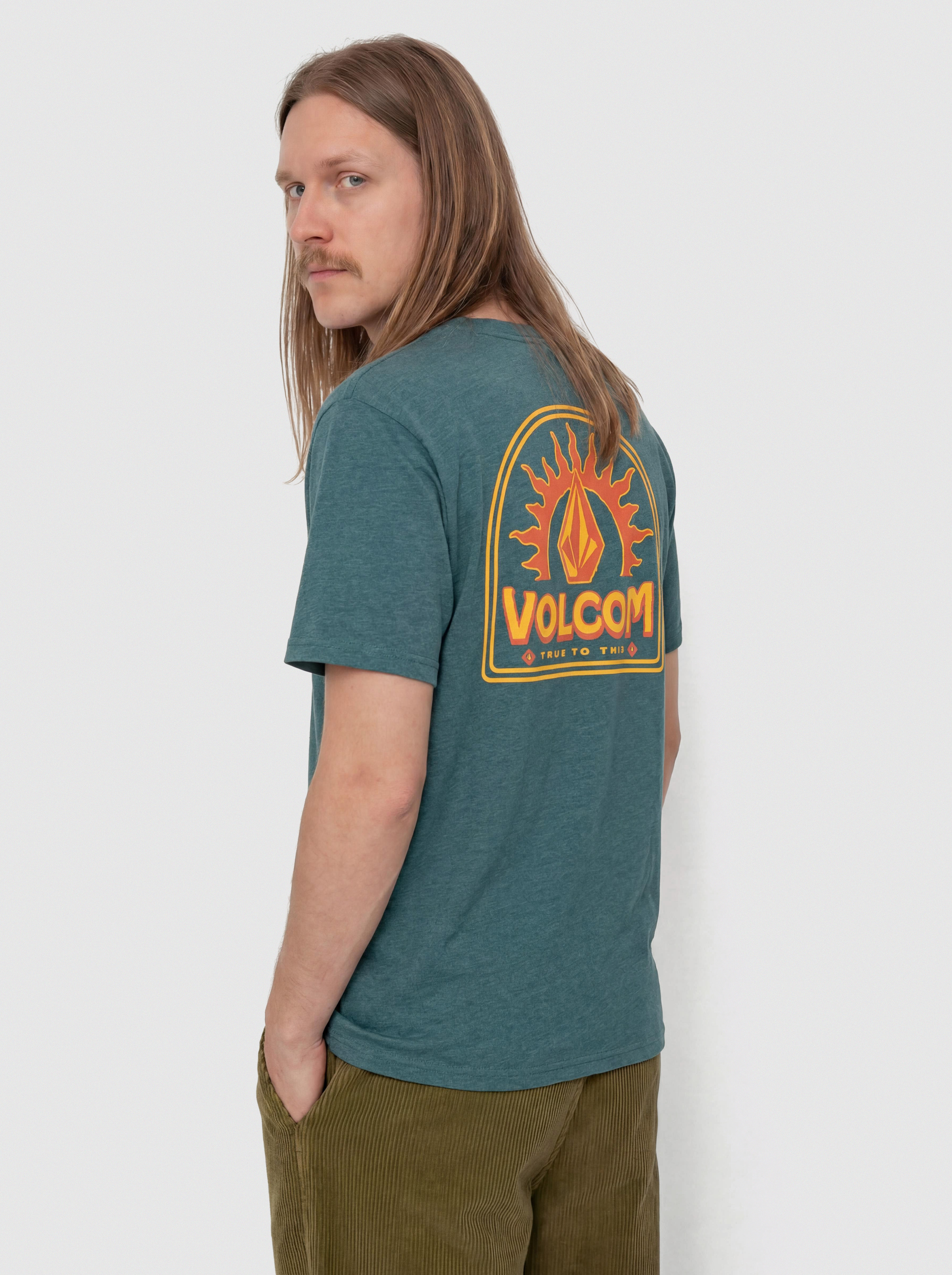 Tričko Volcom Solstice Hth (rifle green)