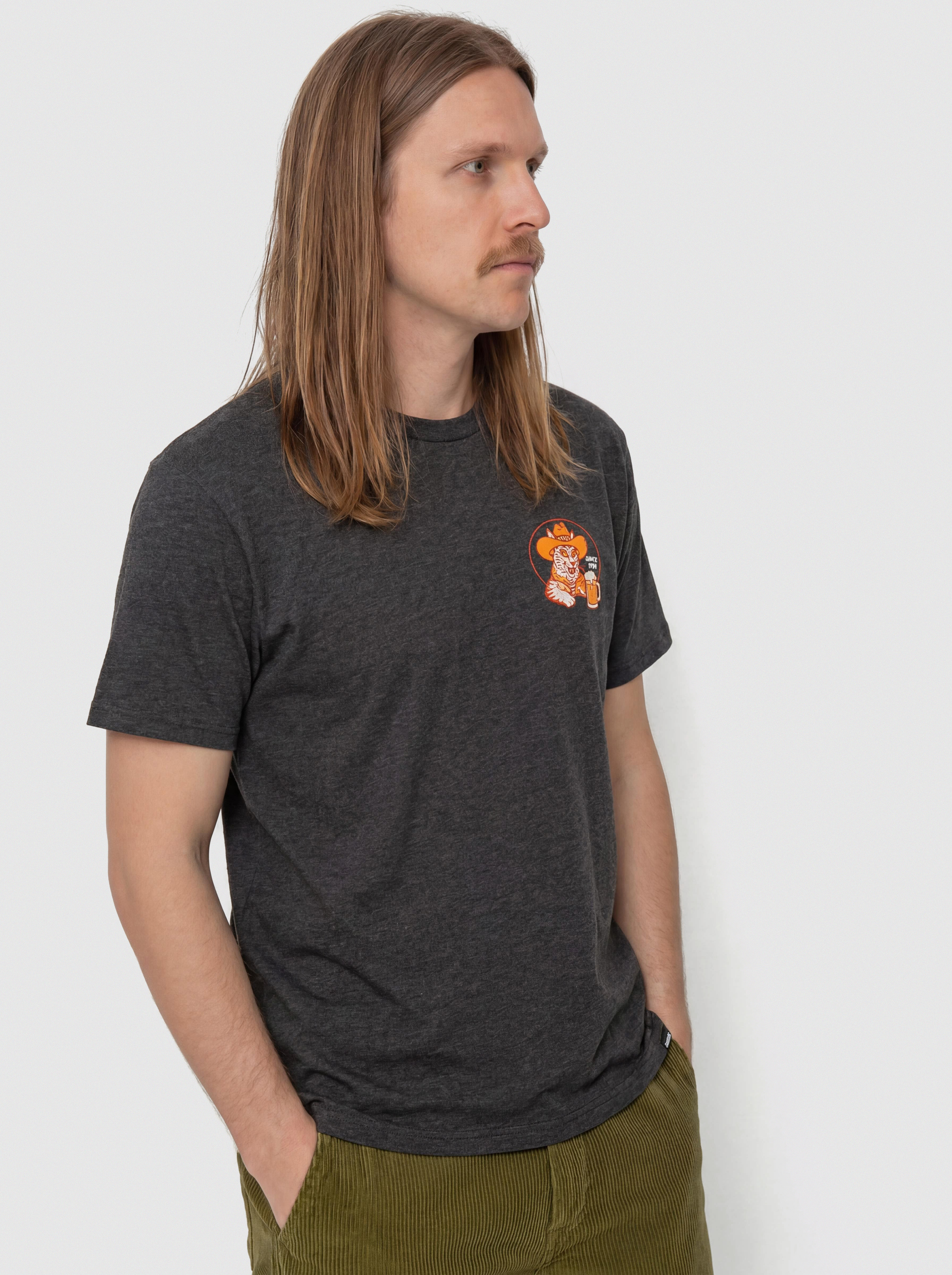 Tričko Volcom Meowdy Hth (heather black)