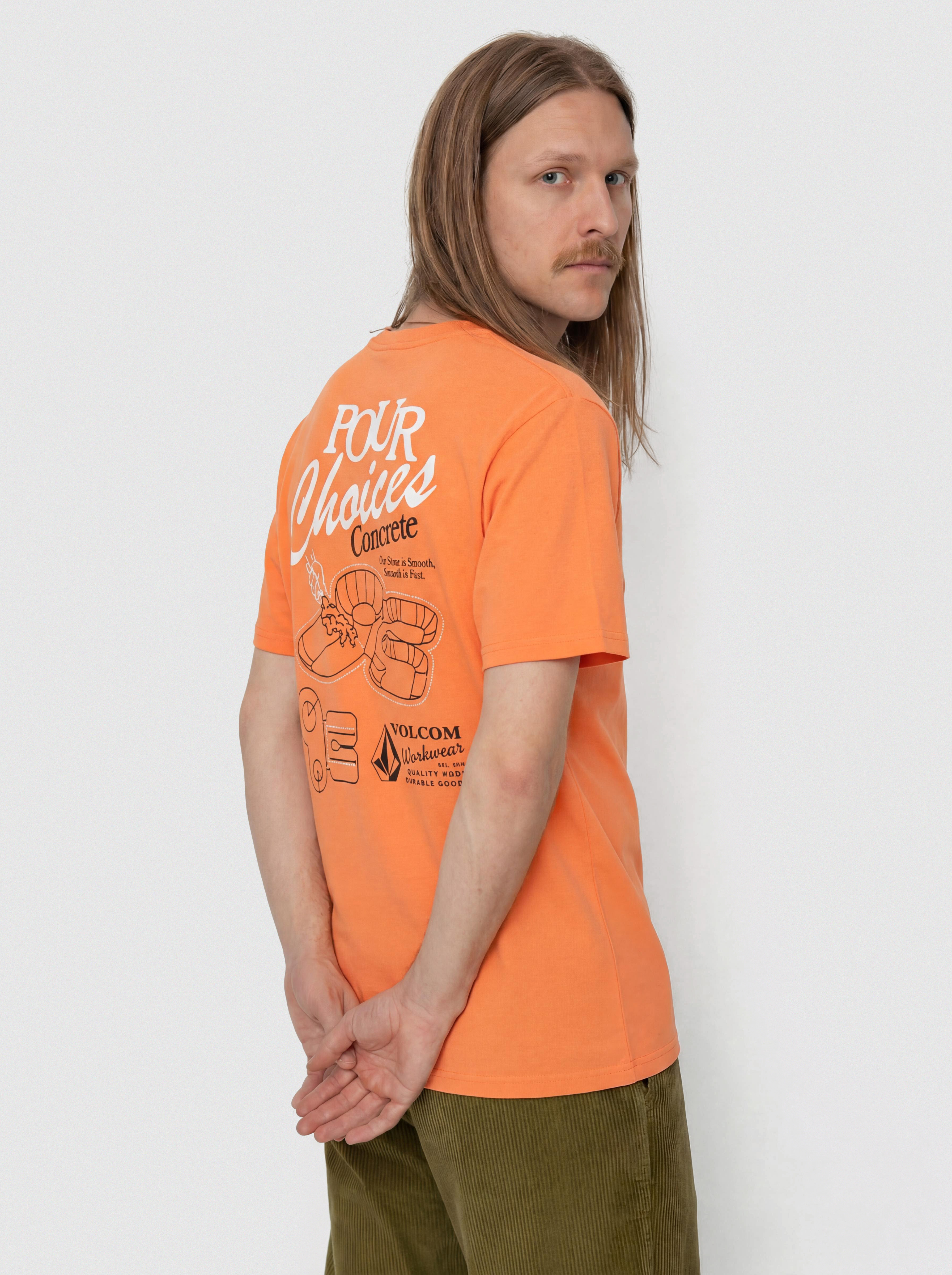 Tričko Volcom Pour Choices Bsc (neon orange)