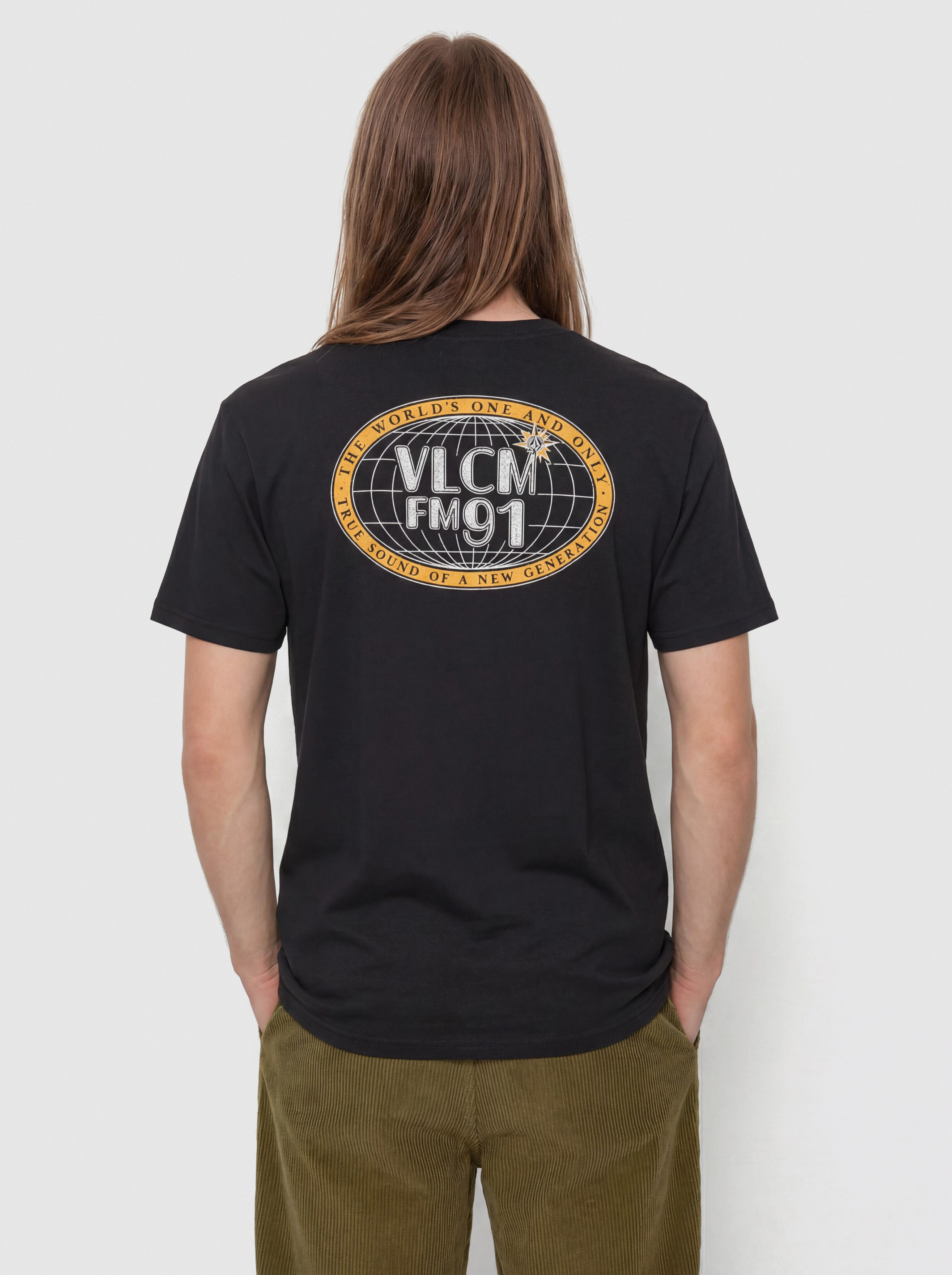 Tričko Volcom Tune In (antique black)