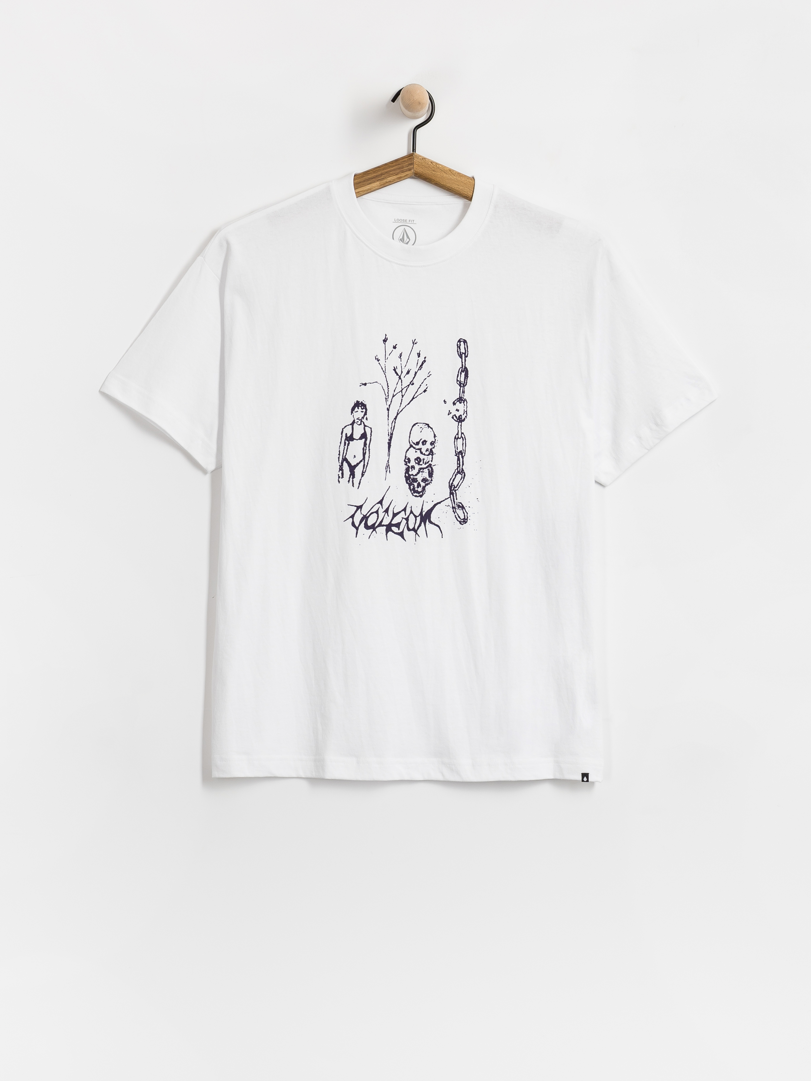 Tričko Volcom Poetic Dess Lse (white)